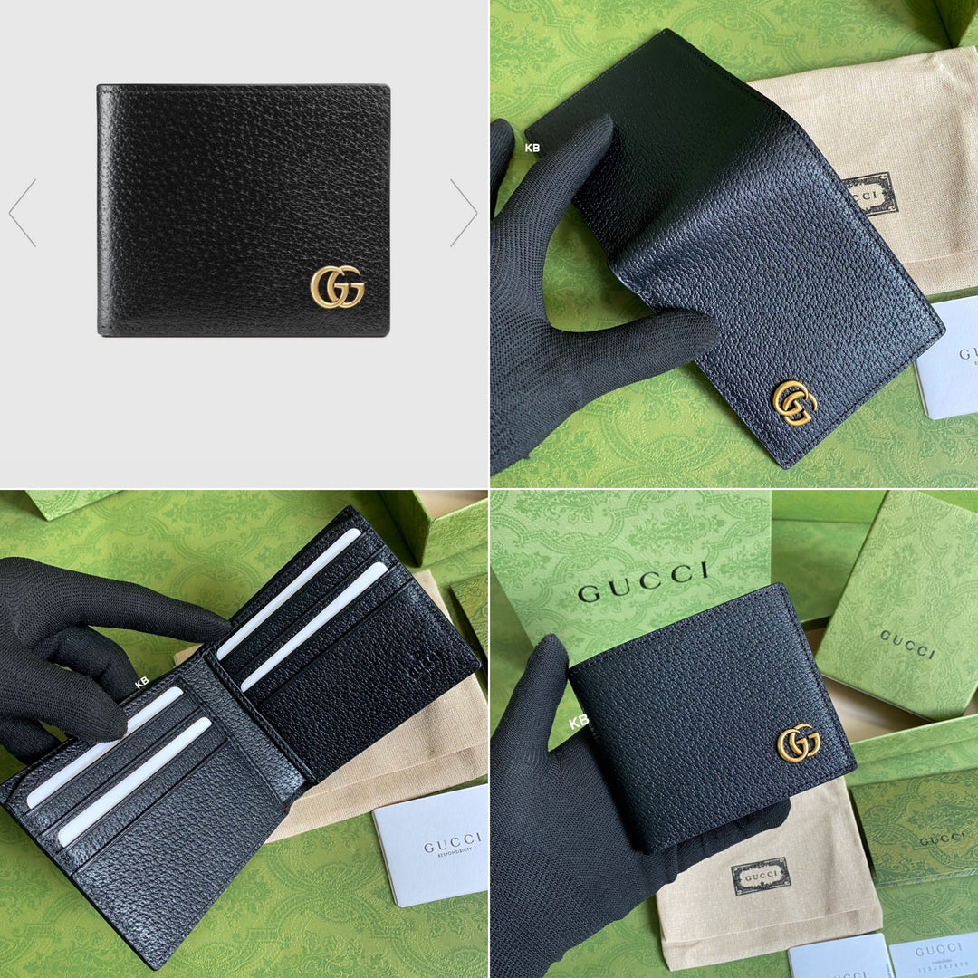 Gg Marmont Leather Bi-Fold wallet