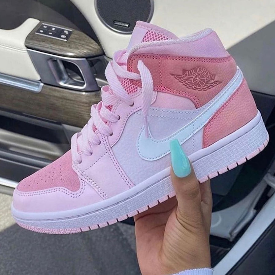 Air high digital pink shoes