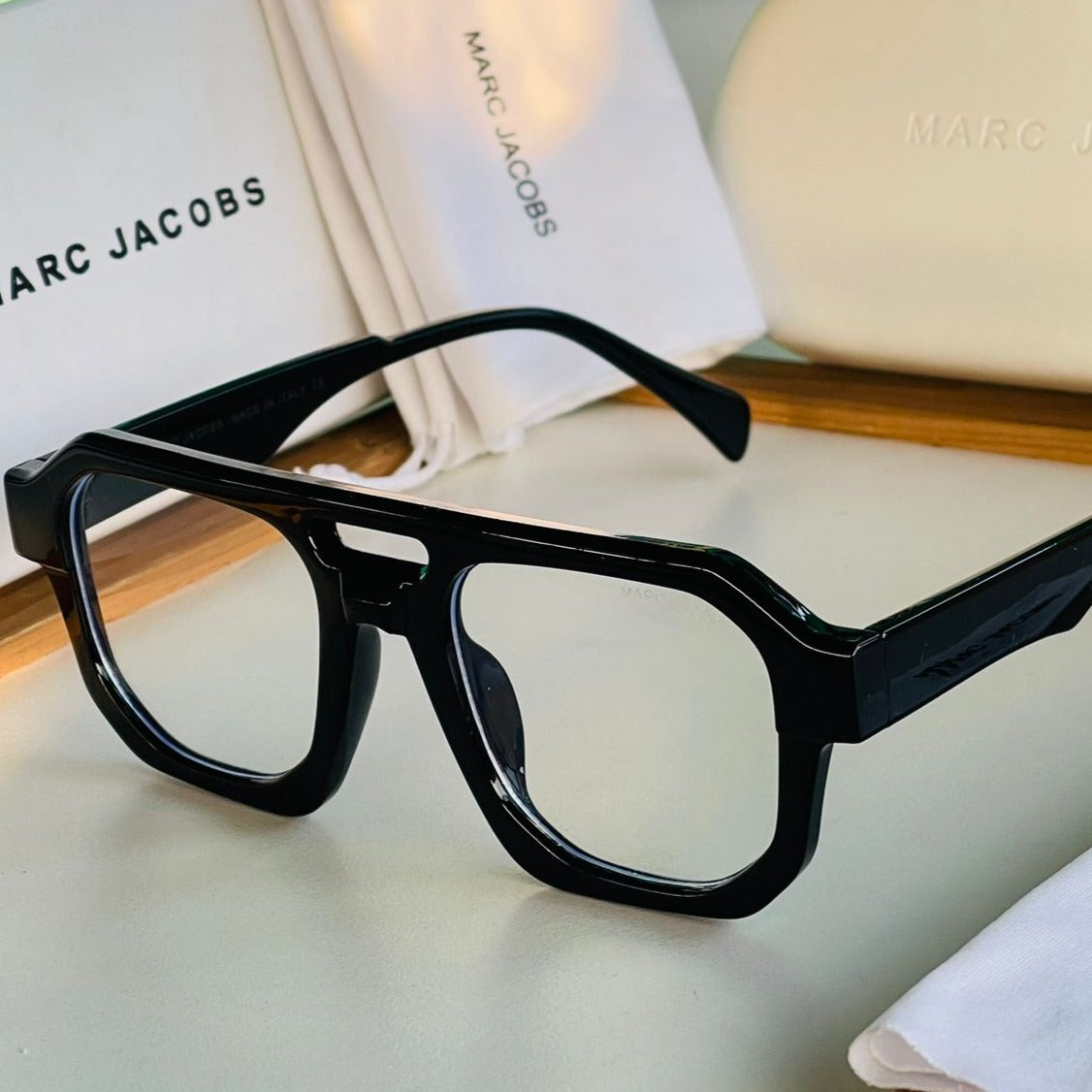 Mj premium luxury transparent sunglasses - AmazingBaba