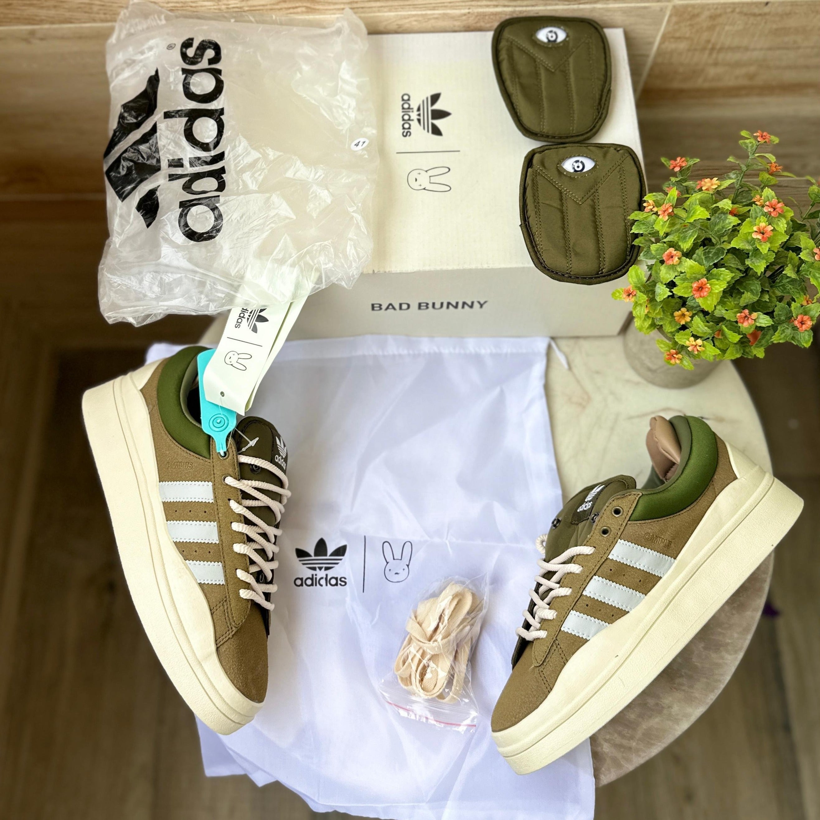 Amazing Ad bad bunny campus shoes