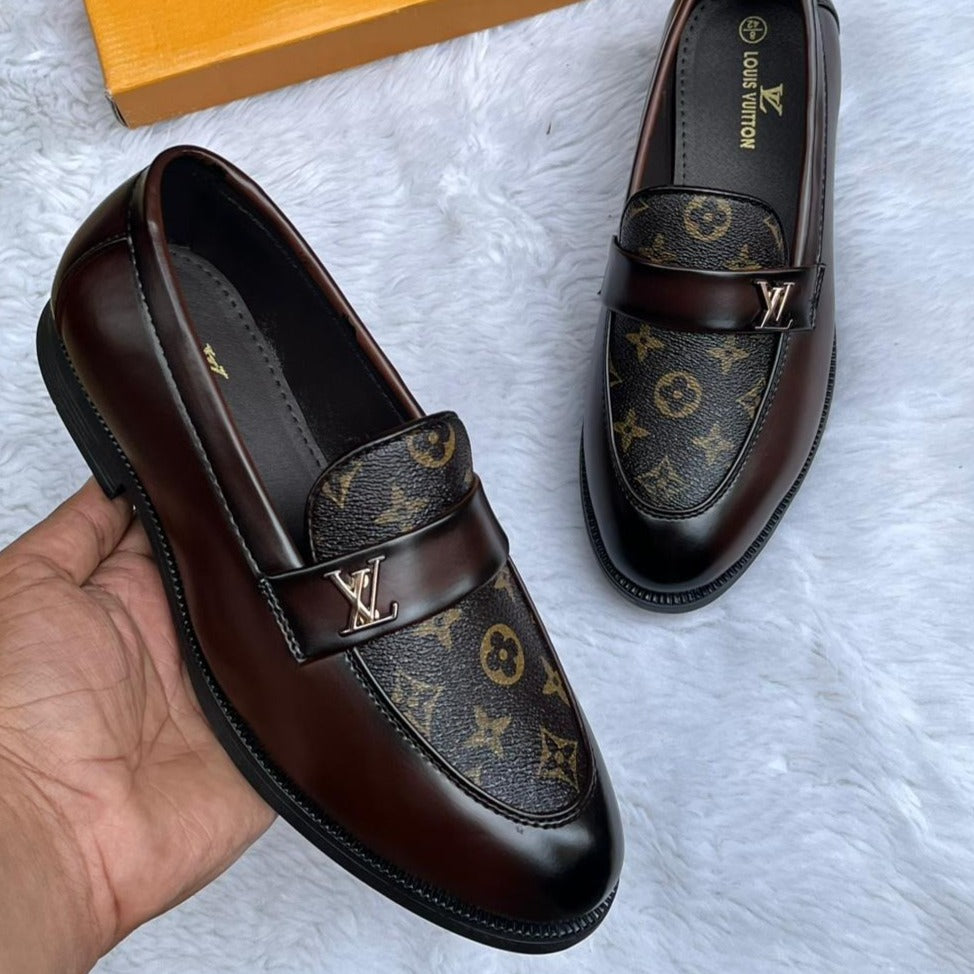 Lv premium loafers shoes - AmazingBaba