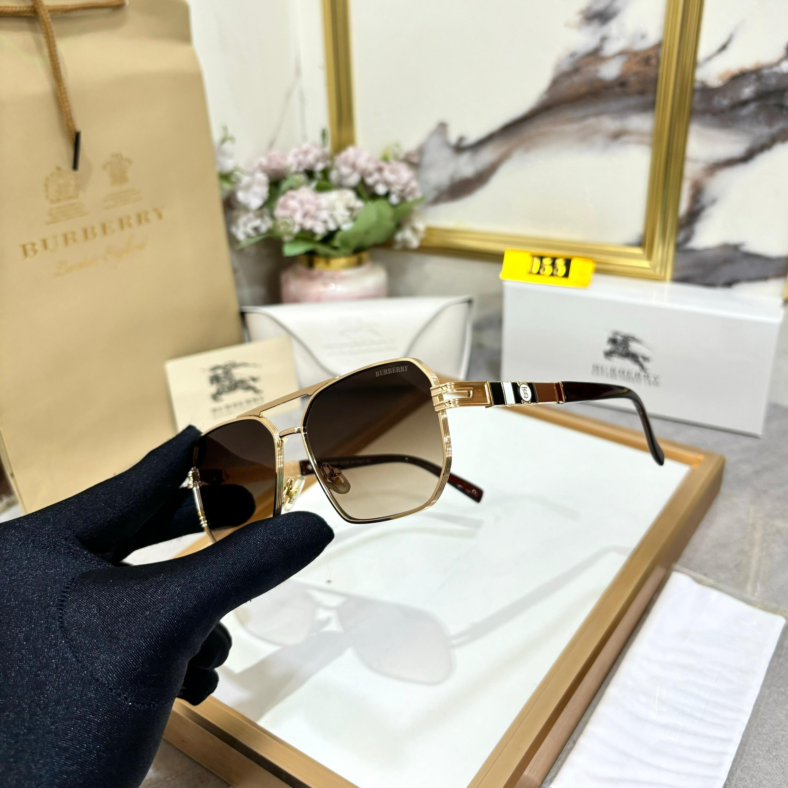 Amazing bburry luxury men sunglasses