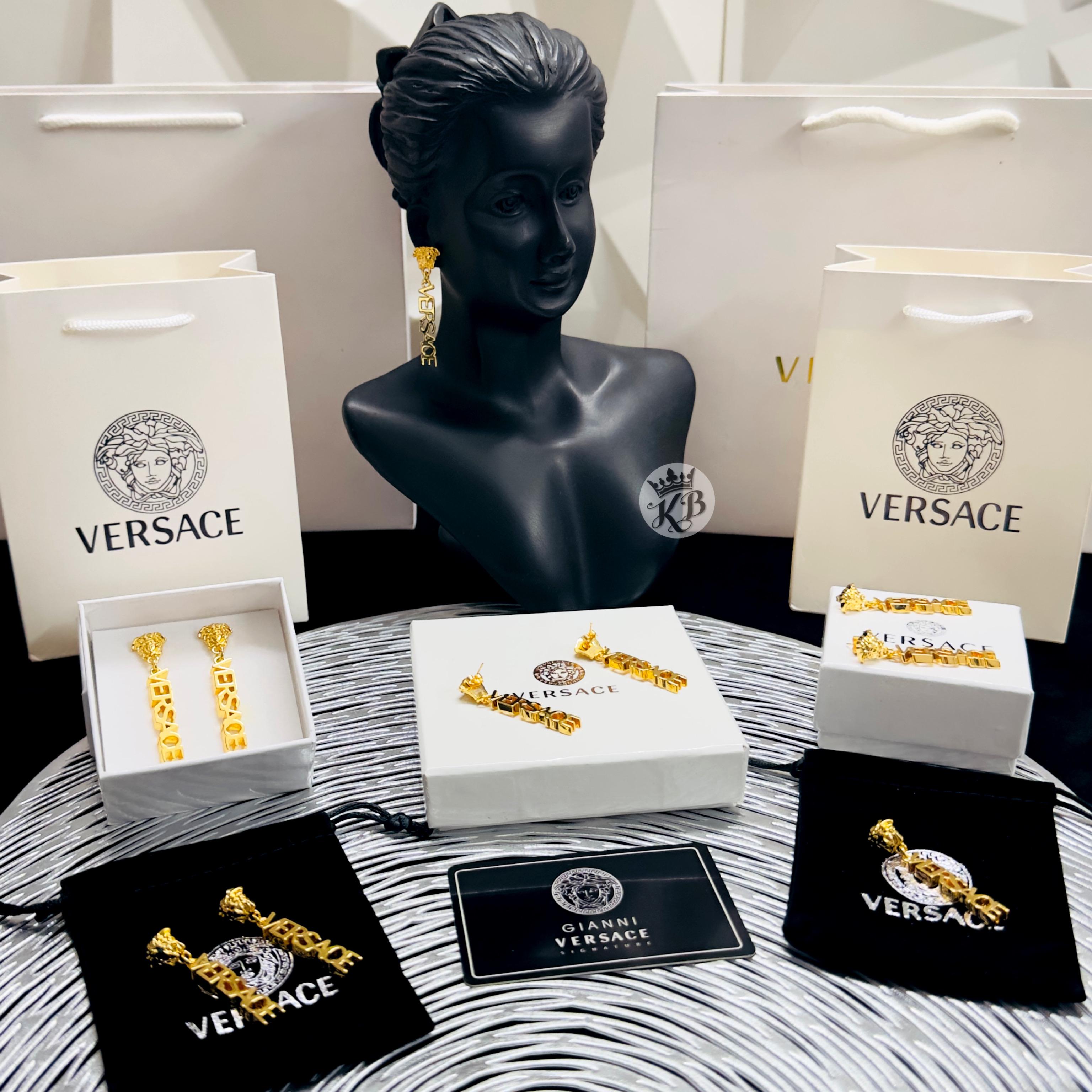 VC Logo Drop Earings - AmazingBaba