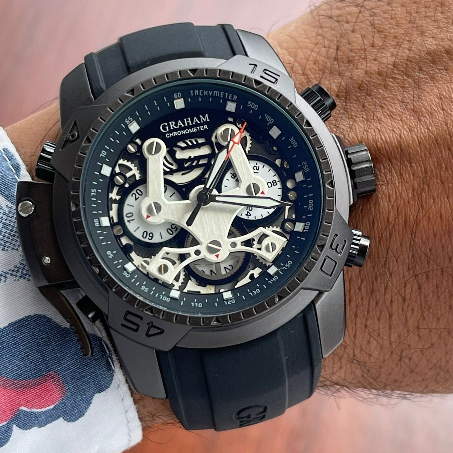 Amazing graham Chrono fighter watch