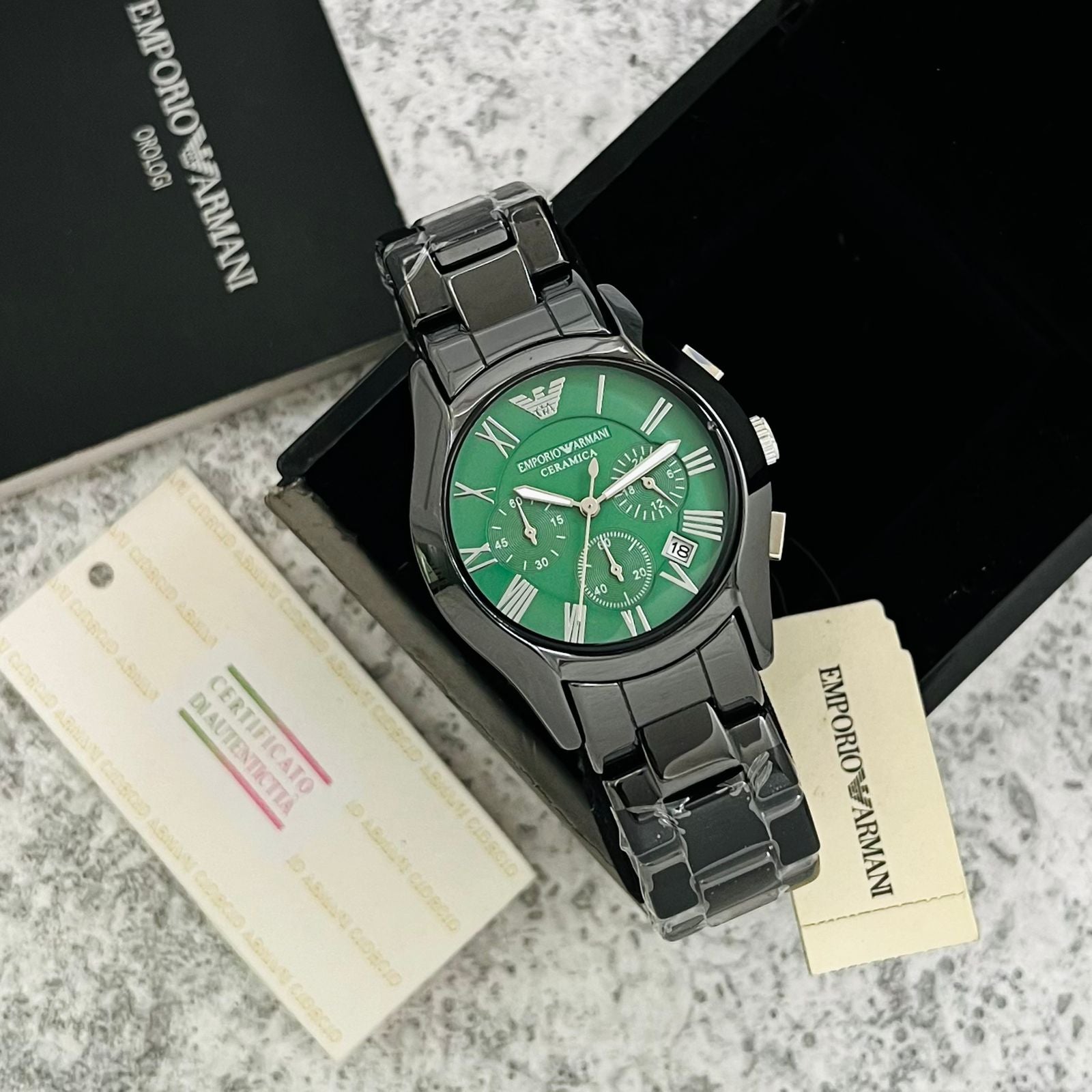 Ea Ceramic Premium Quality watch - AmazingBaba