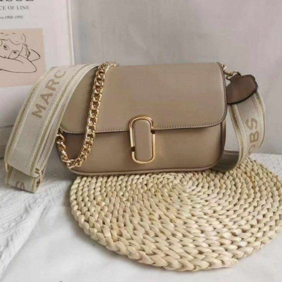 Mj sac Flap leather sling bag