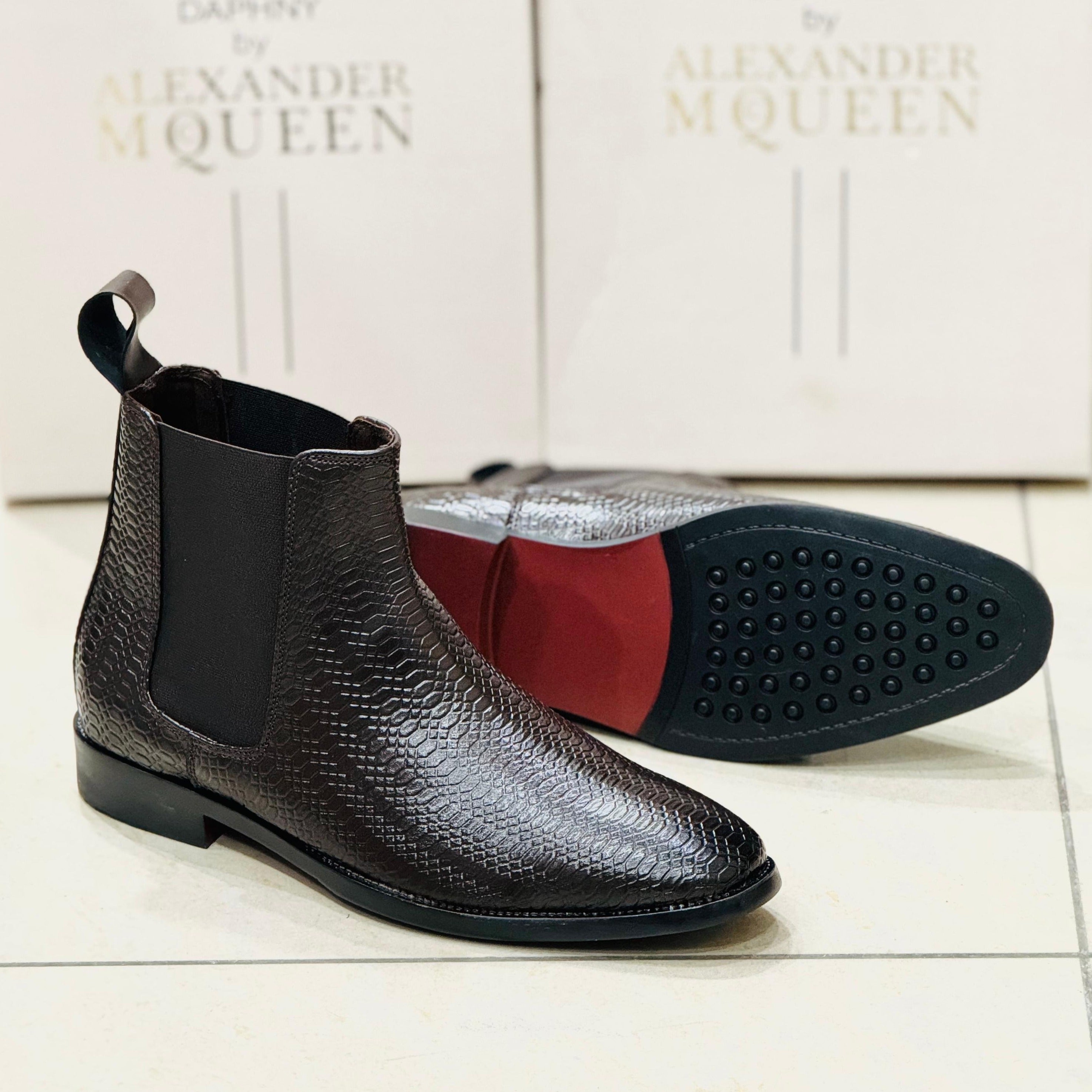 Alexander Mcqueen Chelsea Boots - AmazingBaba