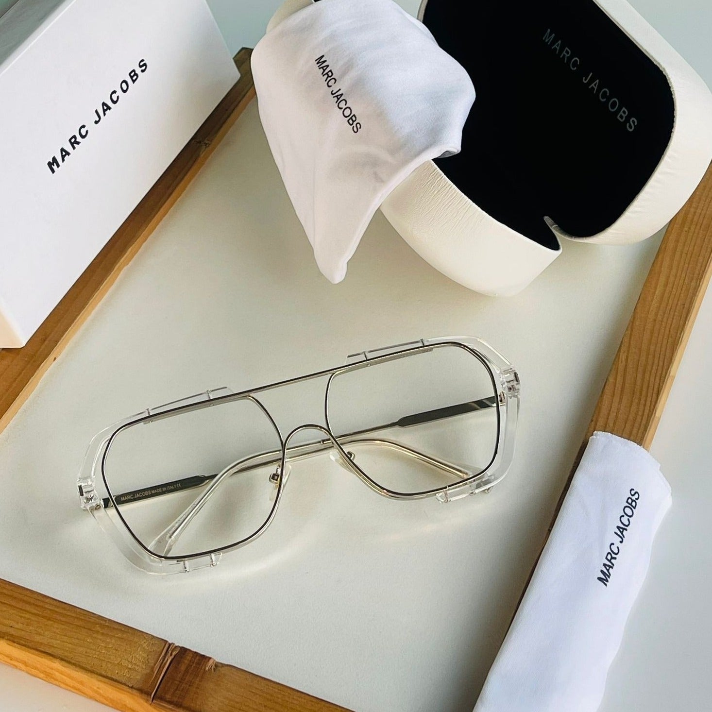 Amazing Premium mj Transparent Unisex lens sunglasses - AmazingBaba