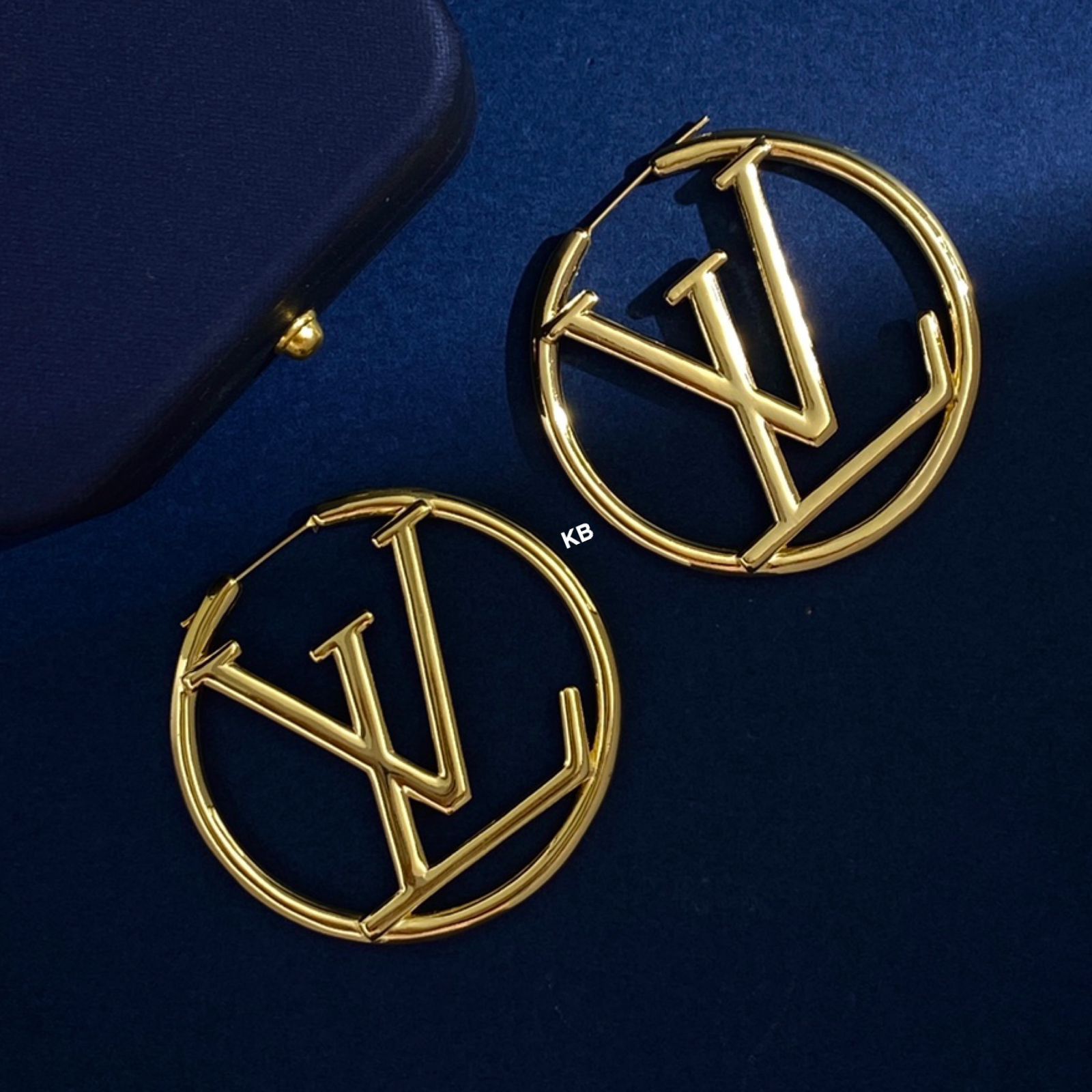 Lv hoop earrings