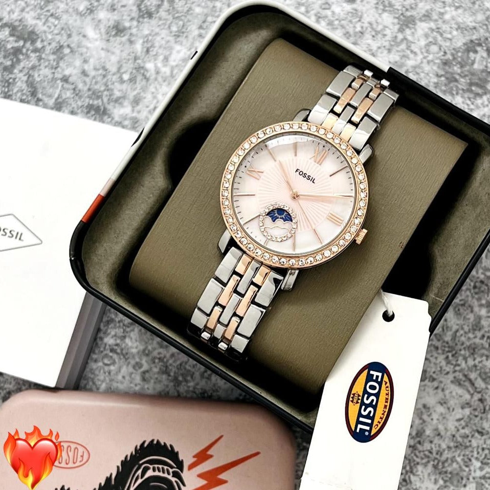 Jacqueline sun moon Phase luxury watch - AmazingBaba