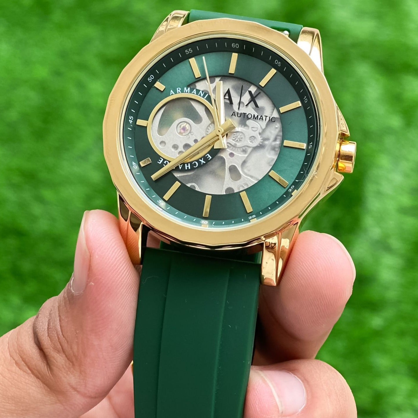 Ae Premium quality luxury green watch - AmazingBaba
