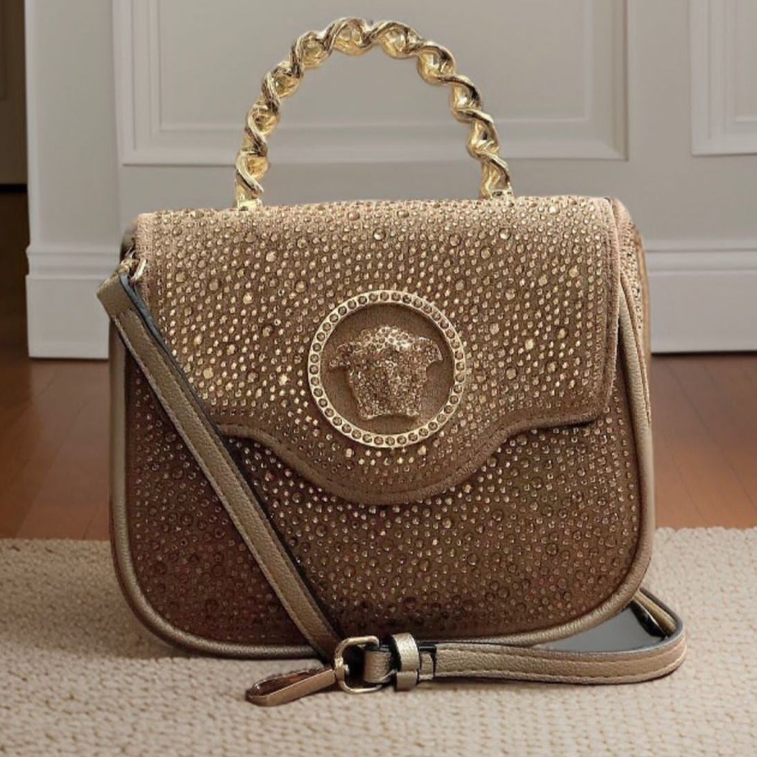 Vsache crystal la Medusa sling bag - AmazingBaba