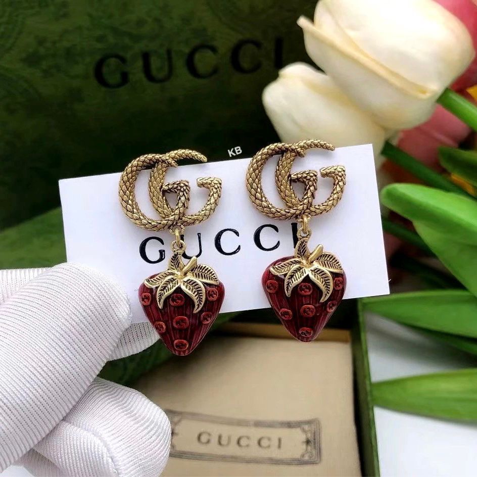 Gc Double Gg Initial Drop Earings