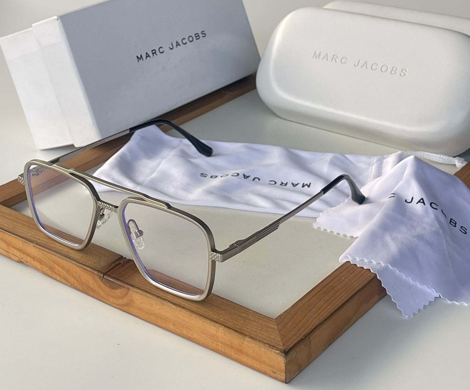 MARC JACOBS Transparent Lens Sunglasses – Unisex