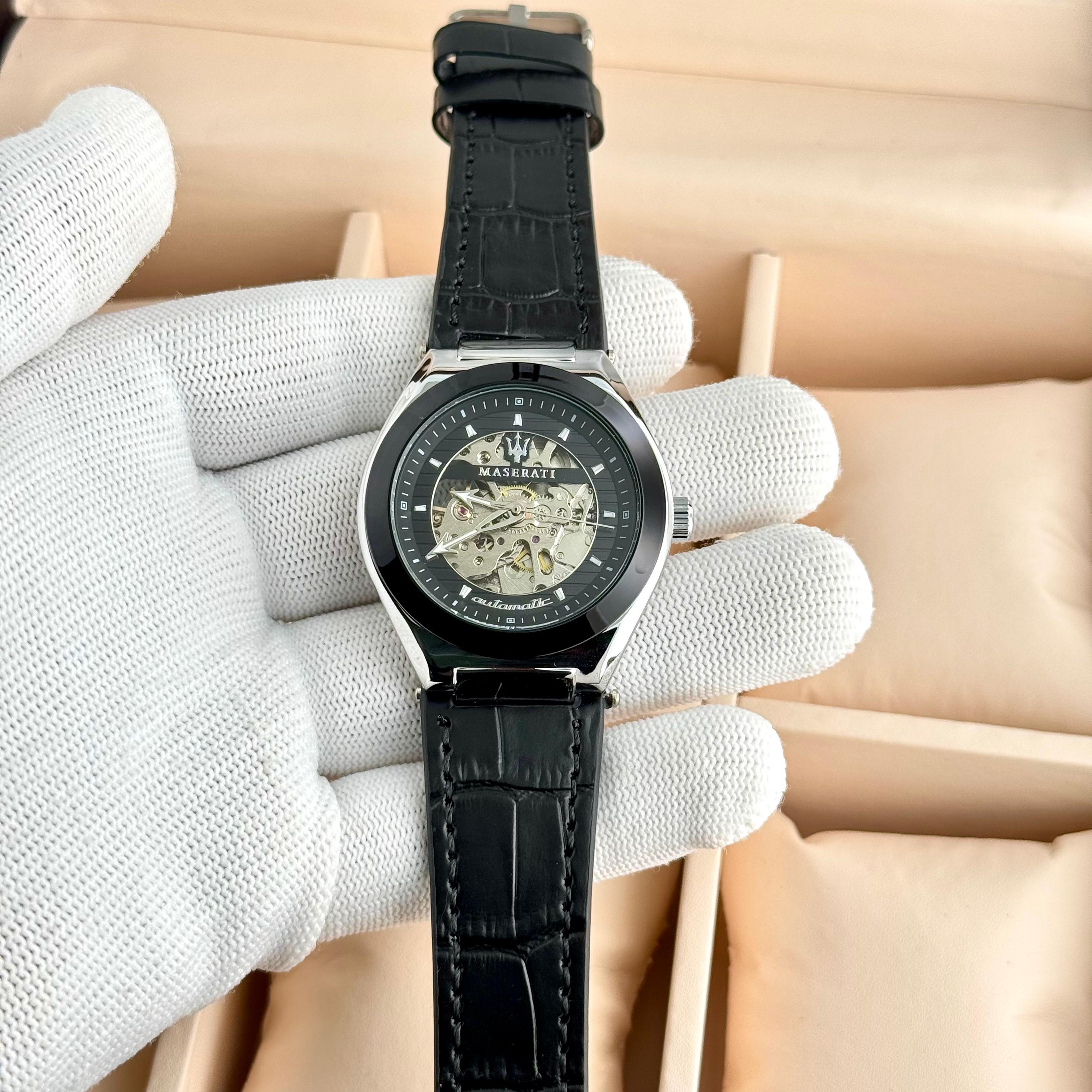 Luxury maserti mens watch