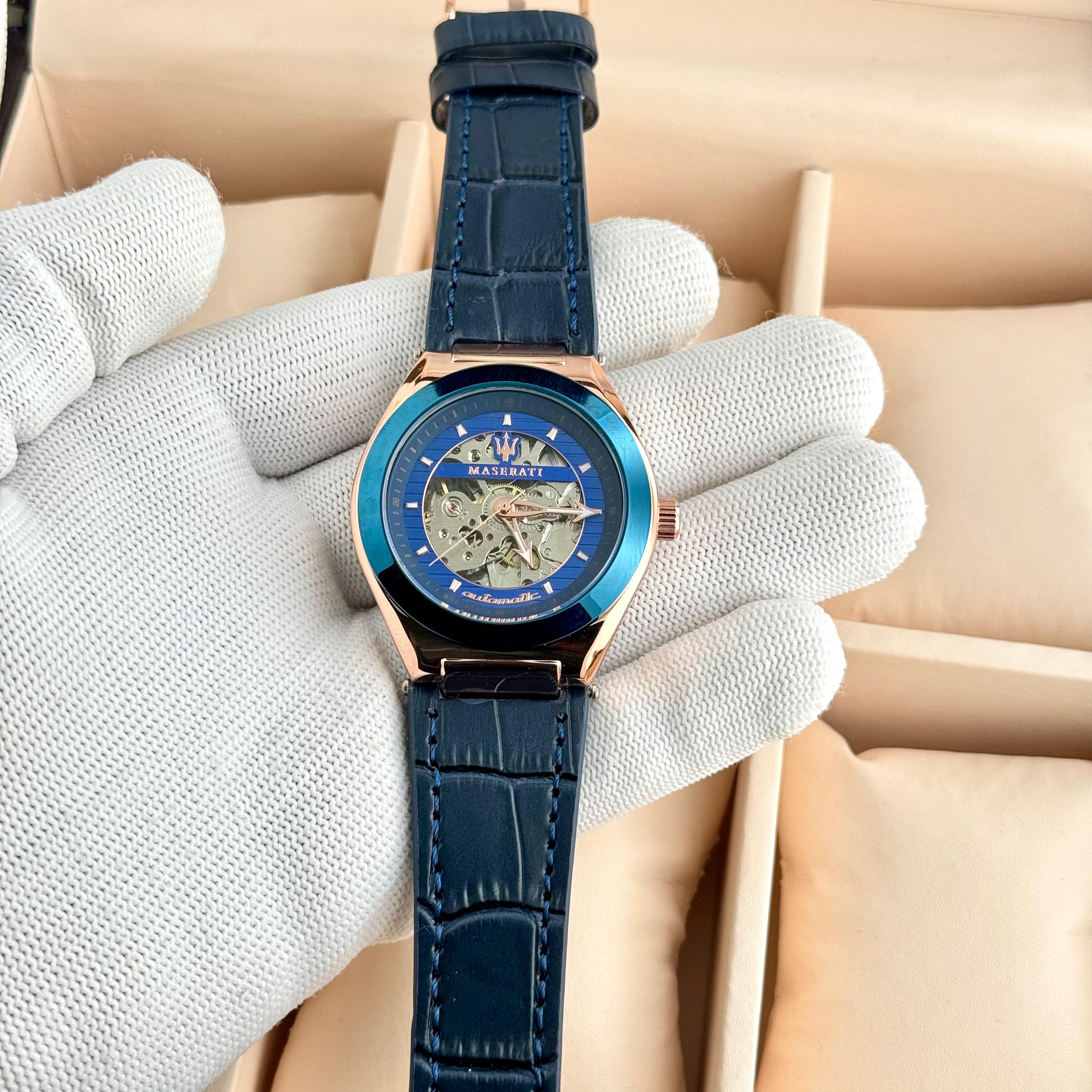 Luxury maserti mens watch