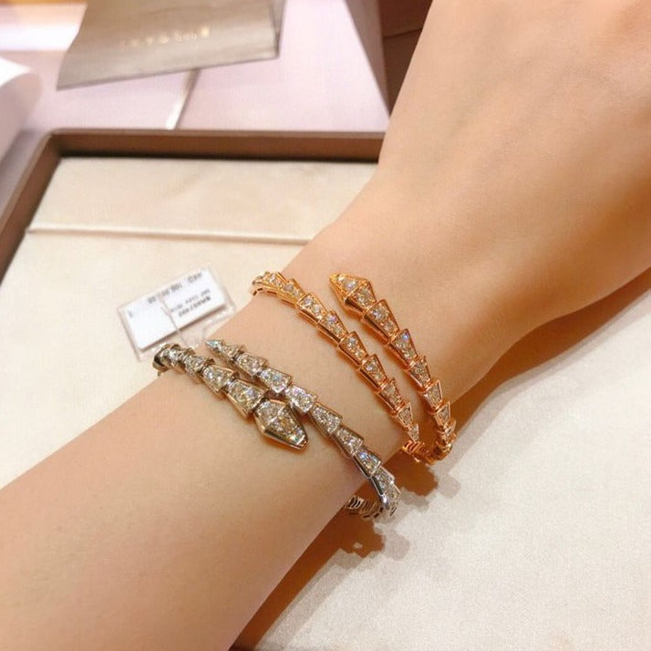 Amazing quality vgari Serpenti viper hand bracelet - AmazingBaba