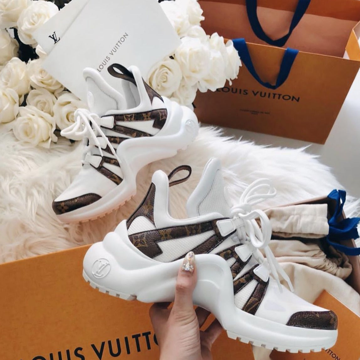 Lv Archlight Sneaker For her Shoes - AmazingBaba