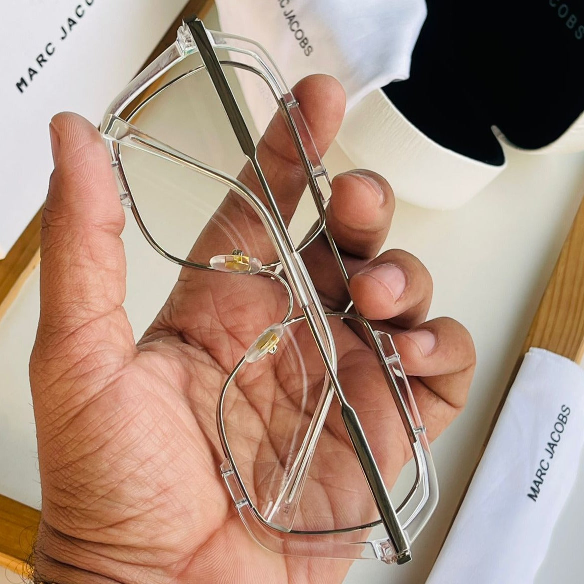 Amazing Premium mj Transparent Unisex lens sunglasses - AmazingBaba