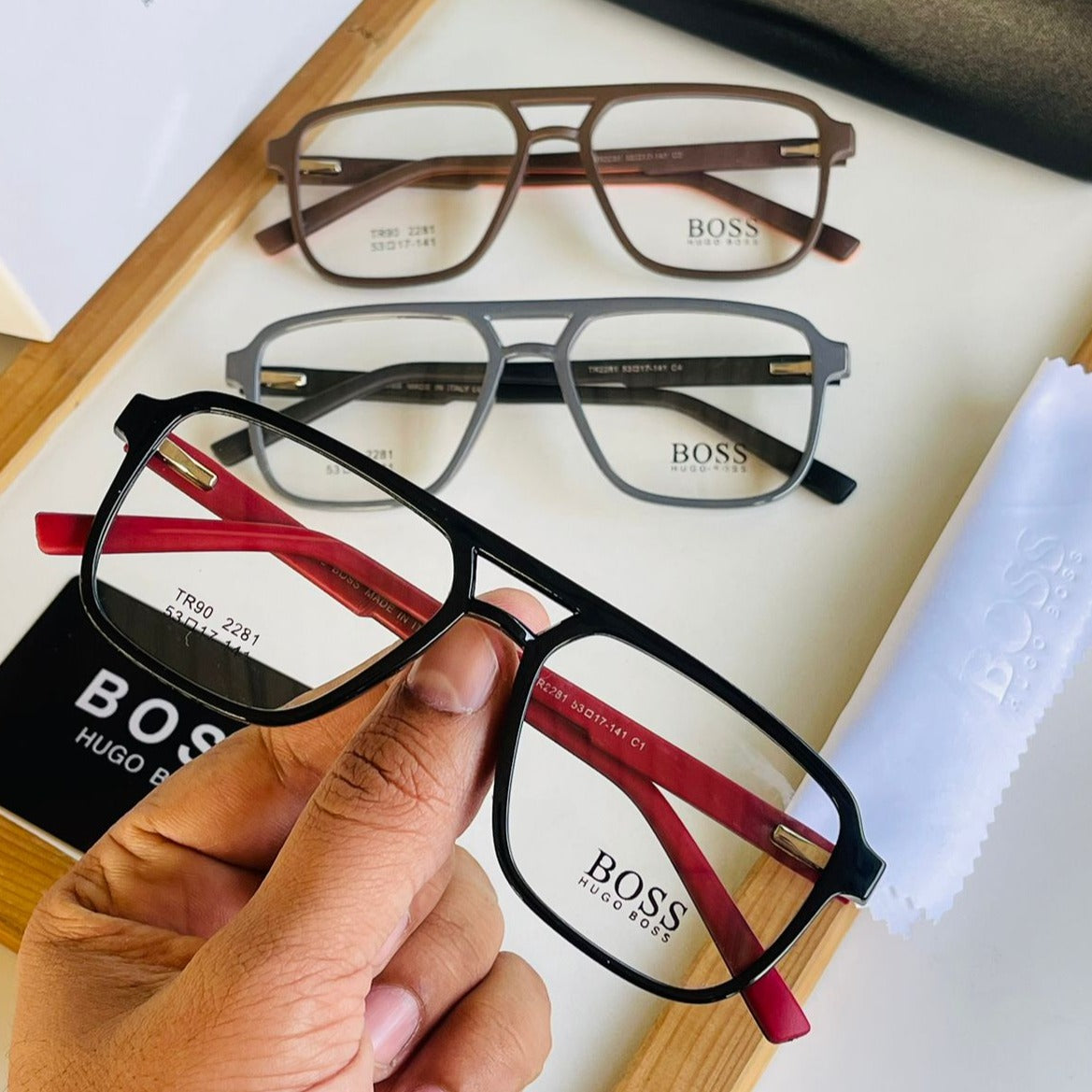 Hb transparent premium sunglasses