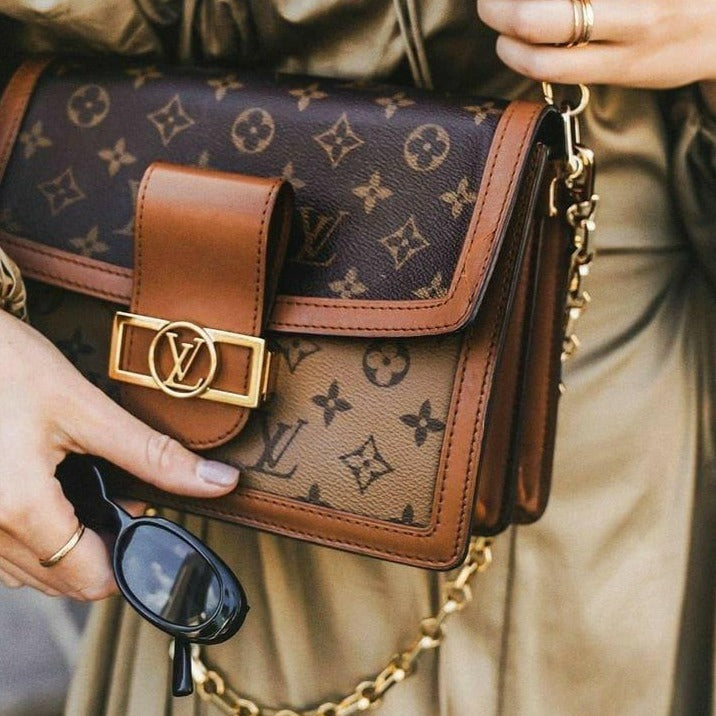 Lv Dauphine Premium Monogram Bag - AmazingBaba
