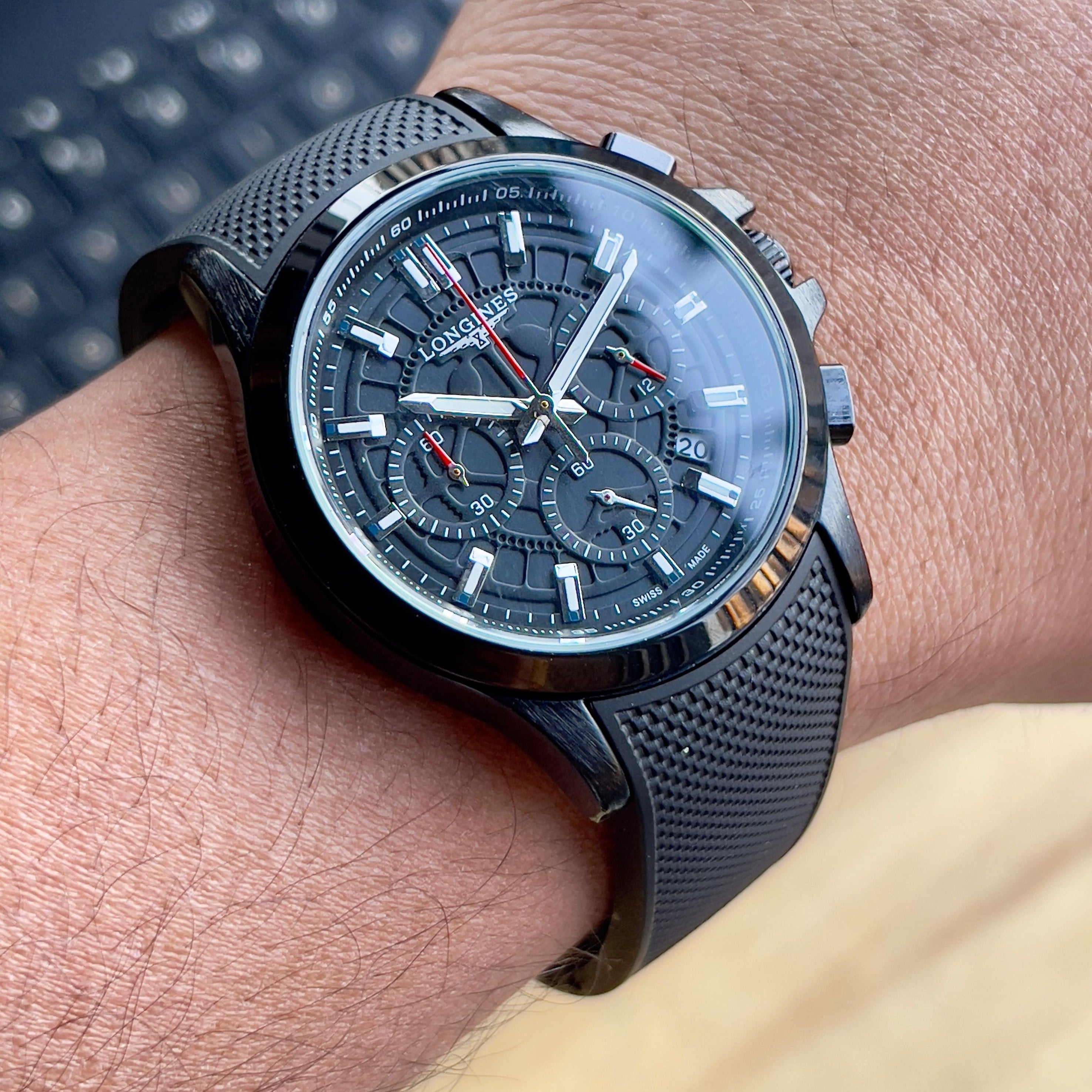 Amazing quartz luxury men watch