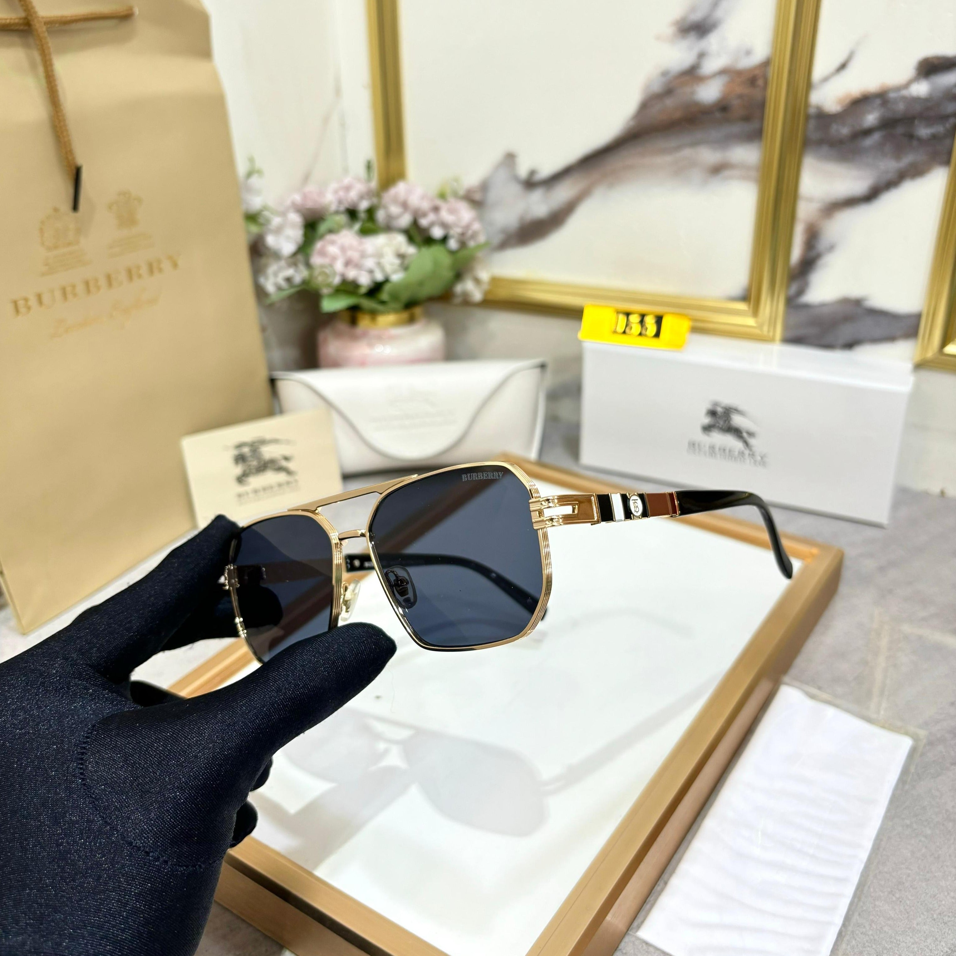 Amazing bburry luxury men sunglasses