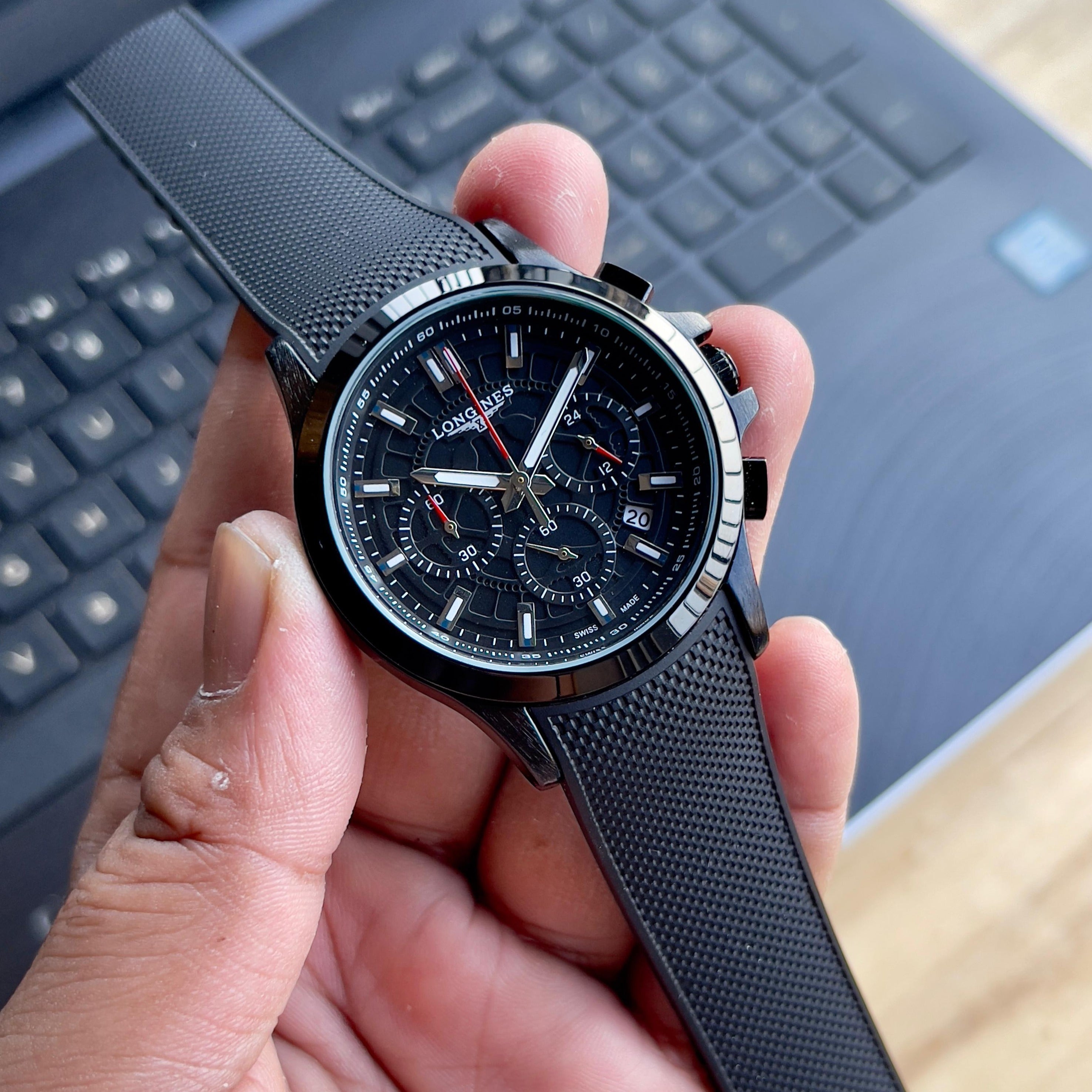 Amazing quartz luxury men watch