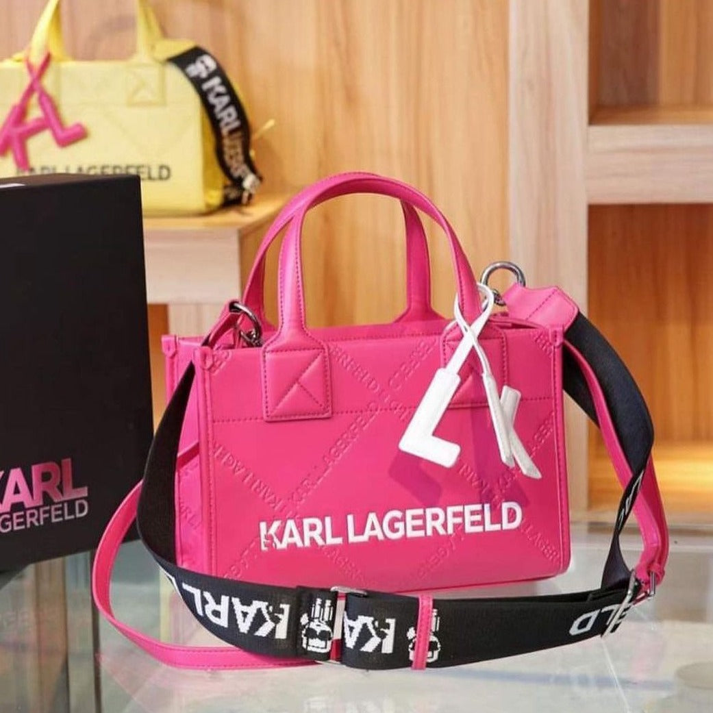 Lagerfeld Embossed Medium Bag - AmazingBaba