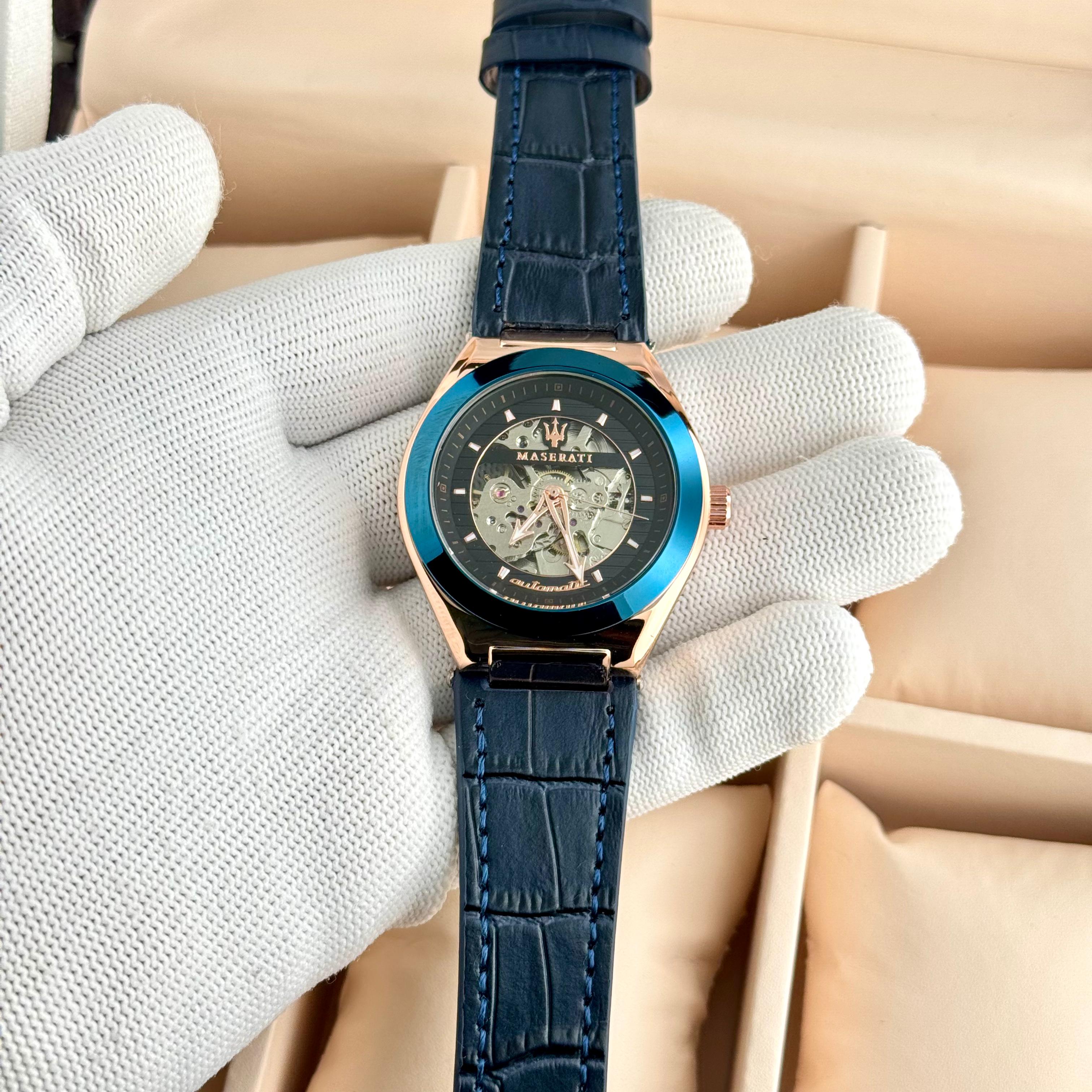 Luxury maserti mens watch