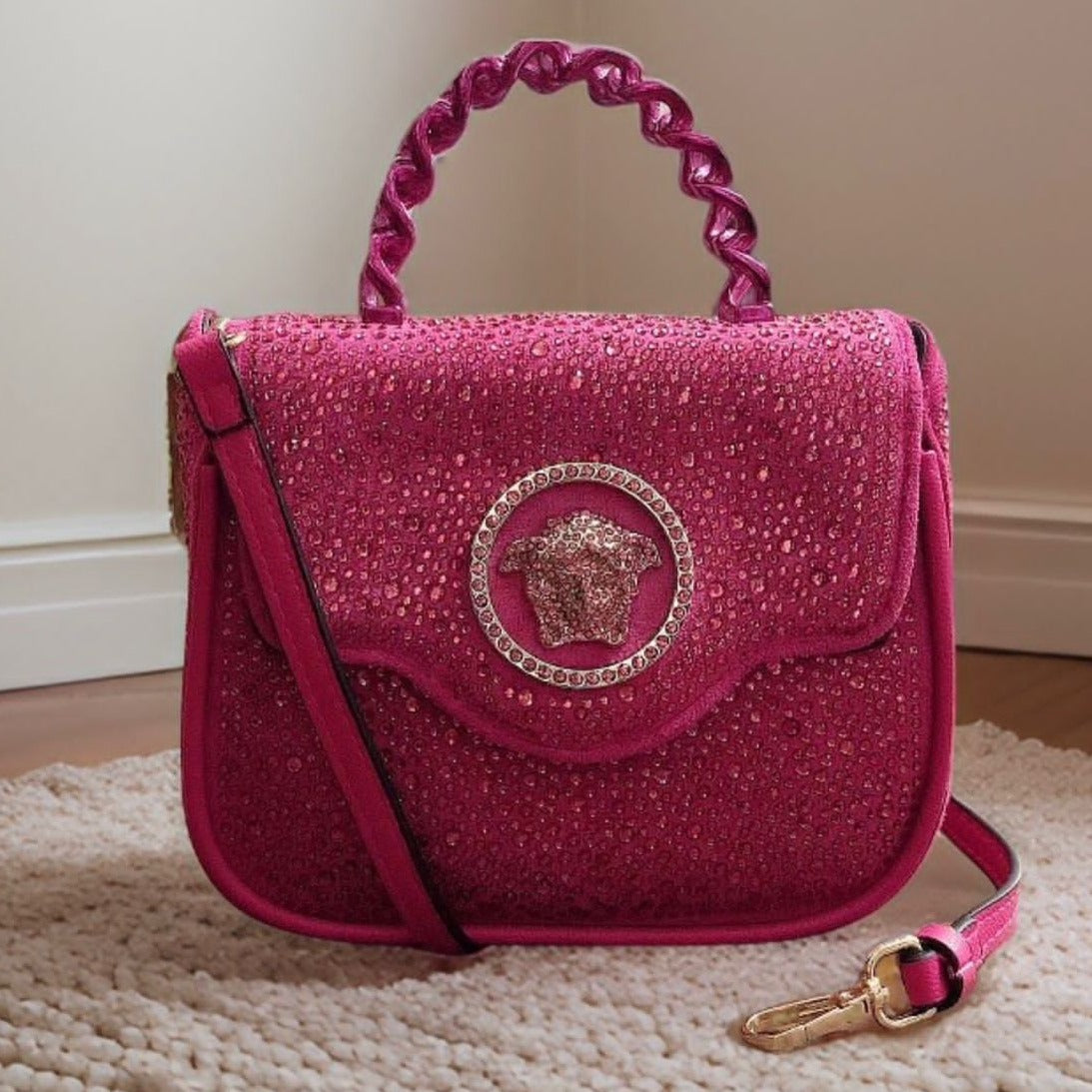 Vsache crystal la Medusa sling bag - AmazingBaba