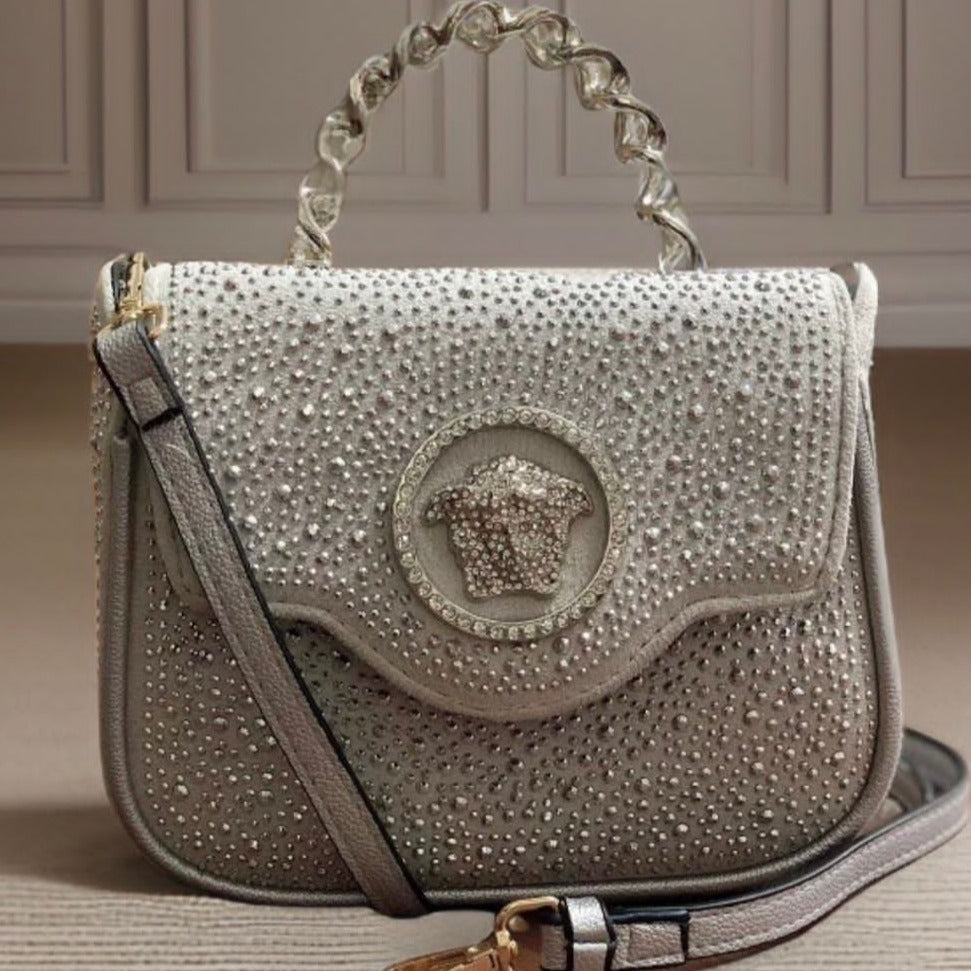 Vsache crystal la Medusa sling bag - AmazingBaba
