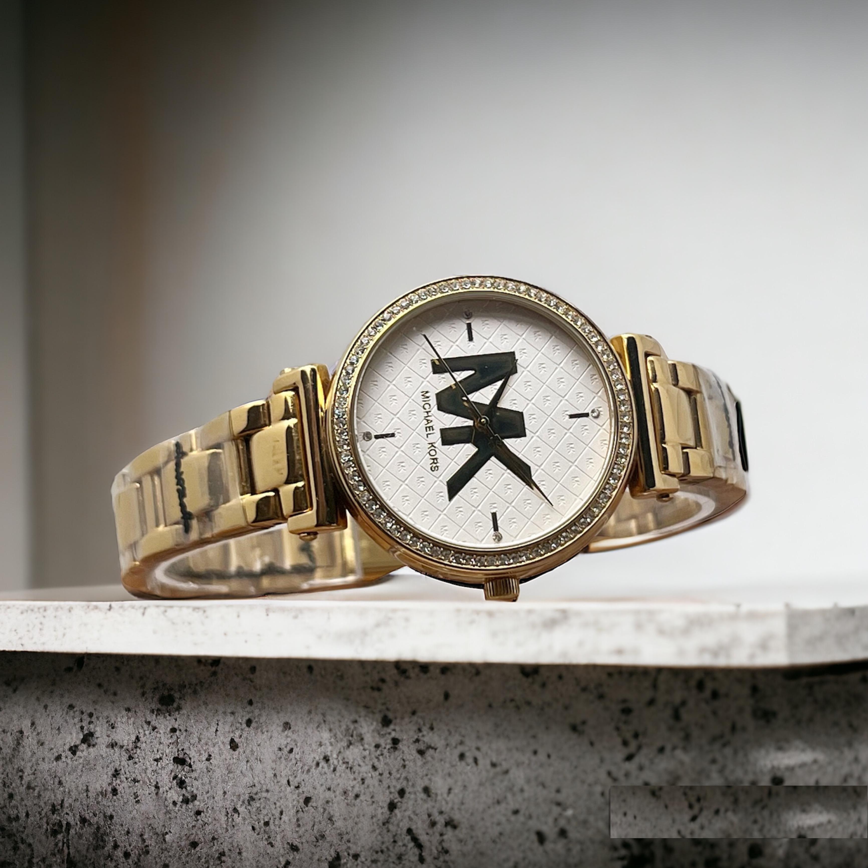 Mk Premium cute white girls watch - AmazingBaba