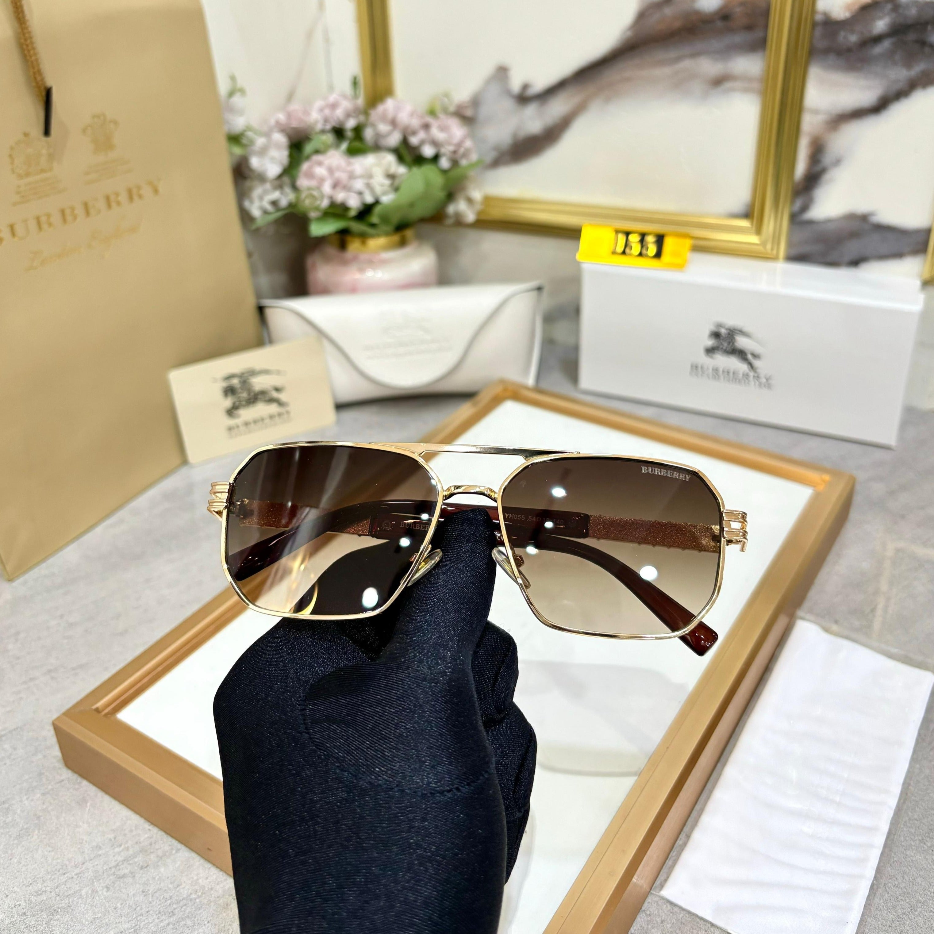 Amazing bburry luxury men sunglasses