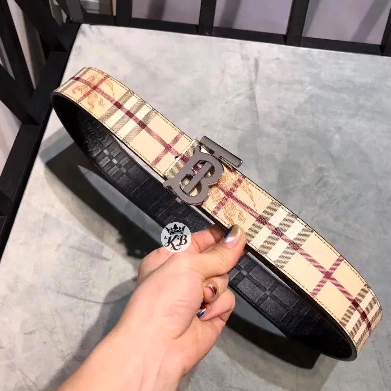 Brbury premium luxury Reversible belt