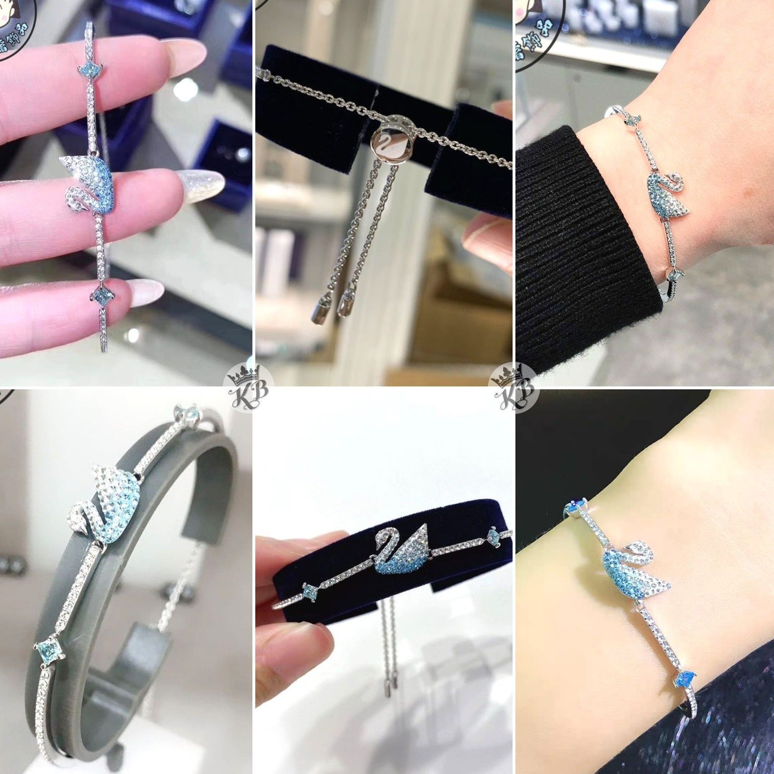 Amazing iconic swan bracelet