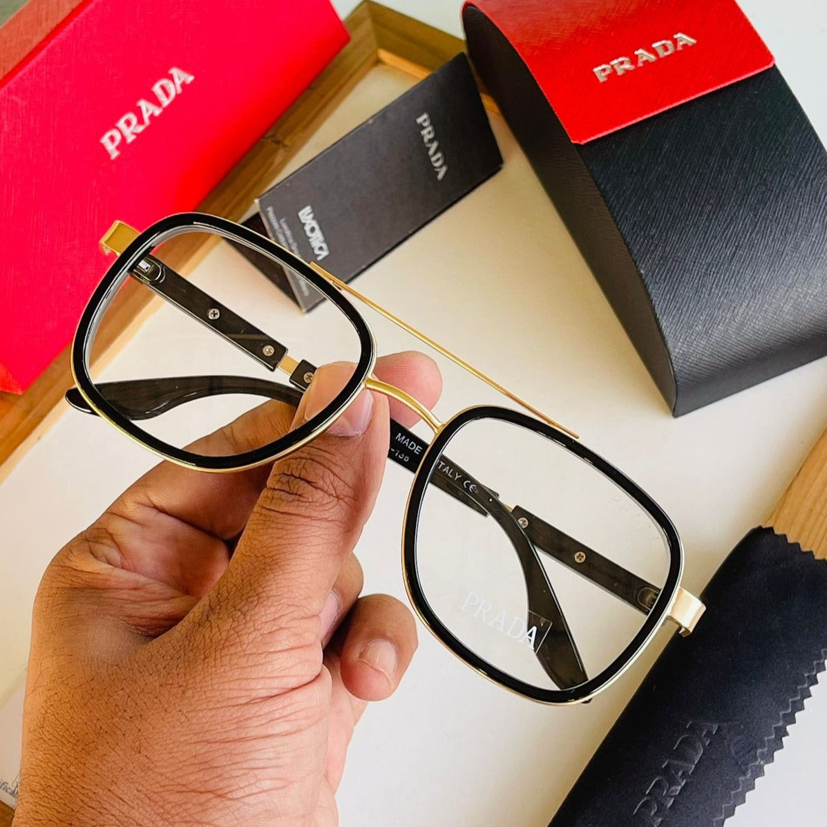 Prd Premium Transparent luxury Unisex Sunglasses - AmazingBaba