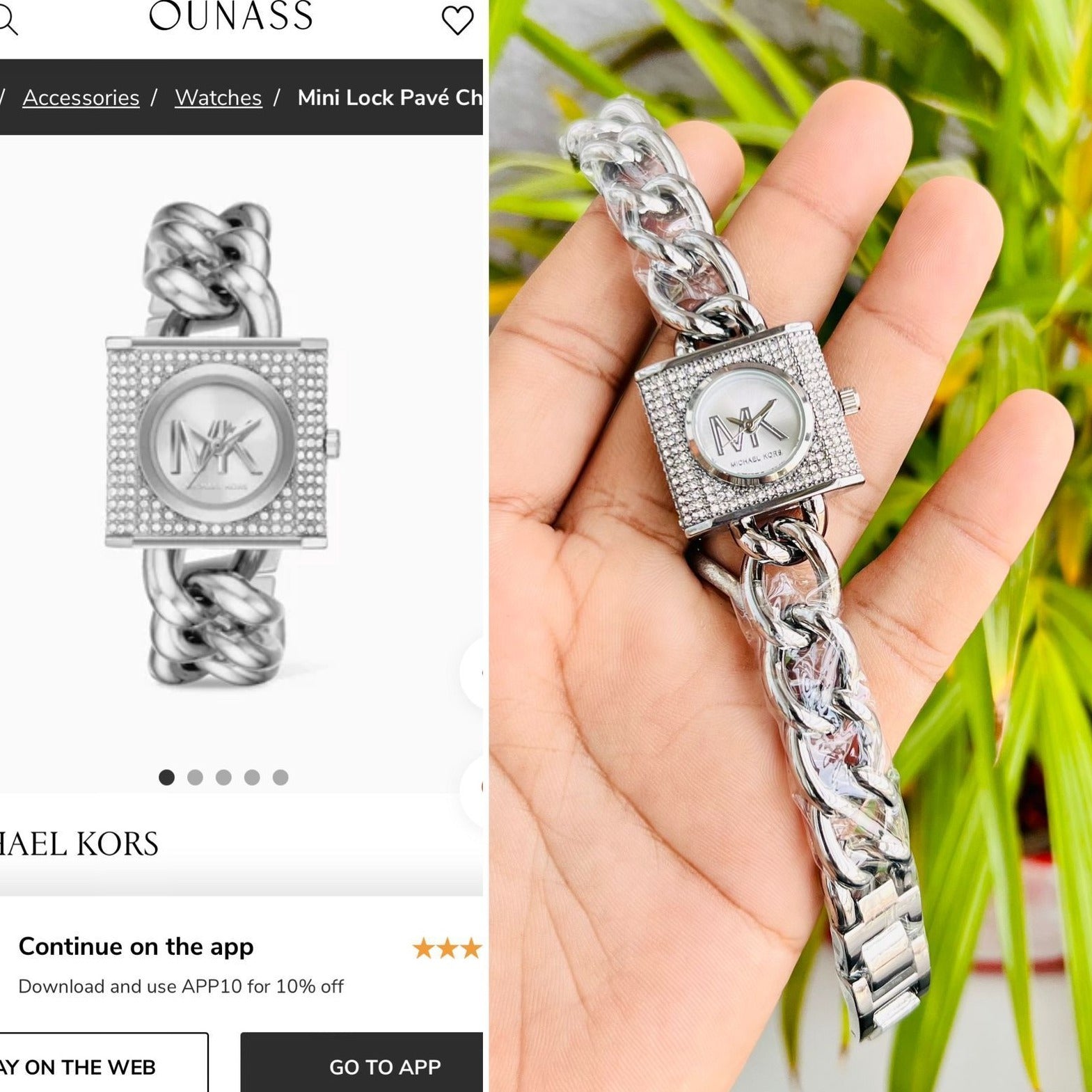 Amazing Sunray Gold daimad dial  watch