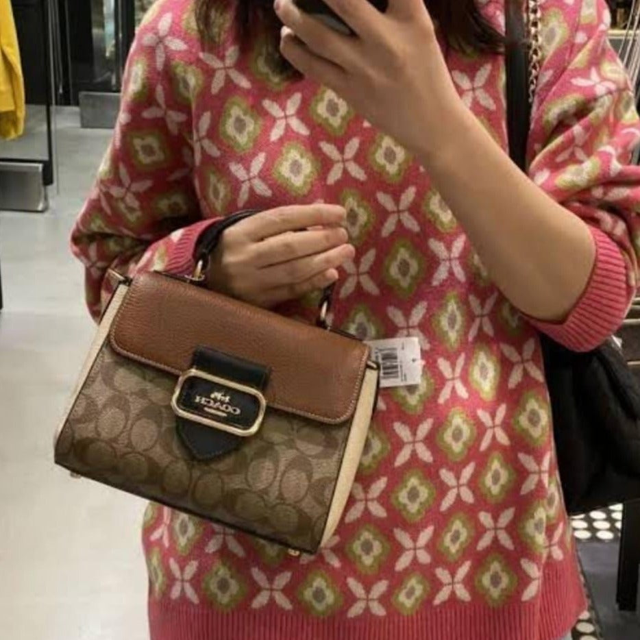 Morgan Top Handle High Quality Leather Bag - AmazingBaba