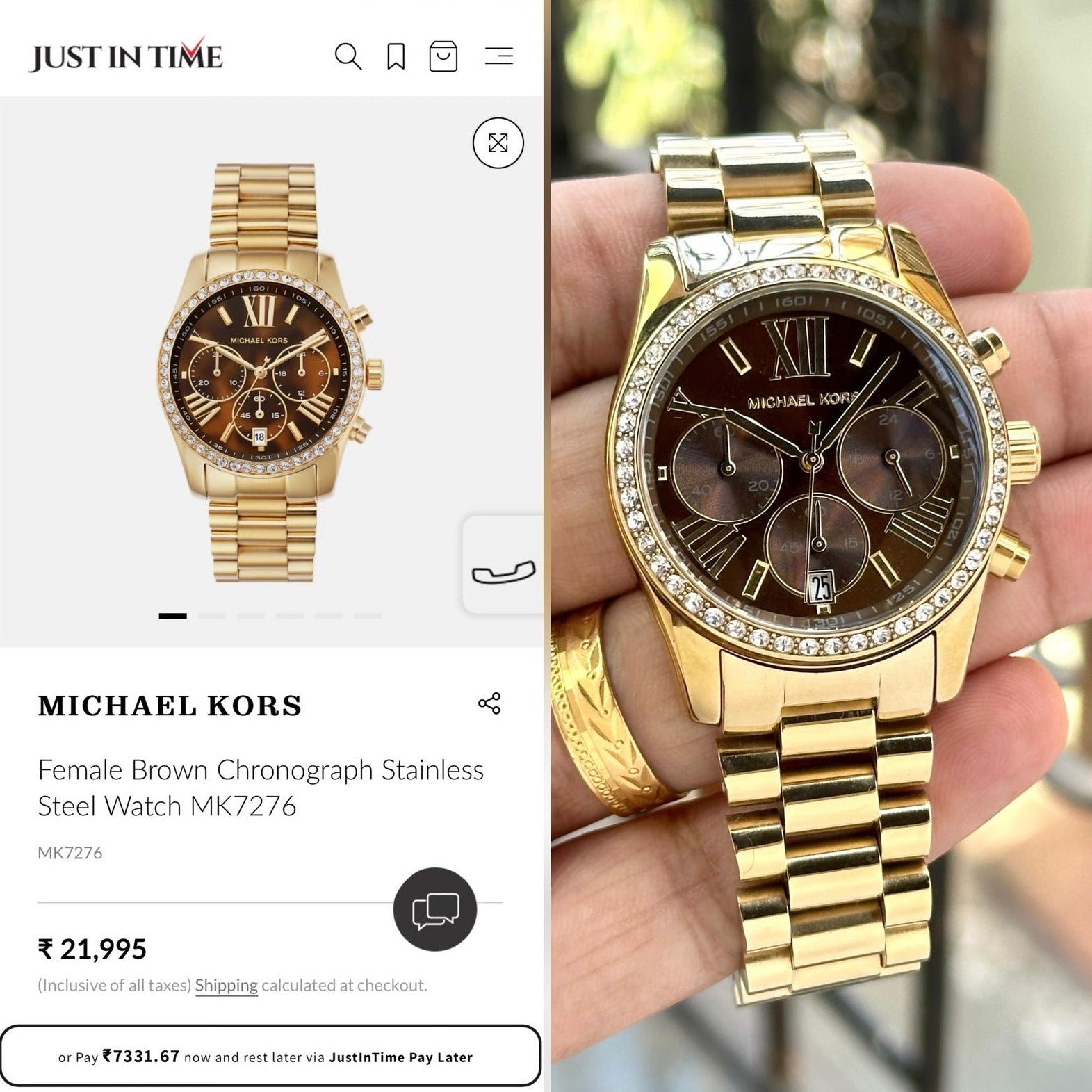 Amazing fashionable MK classic women watch