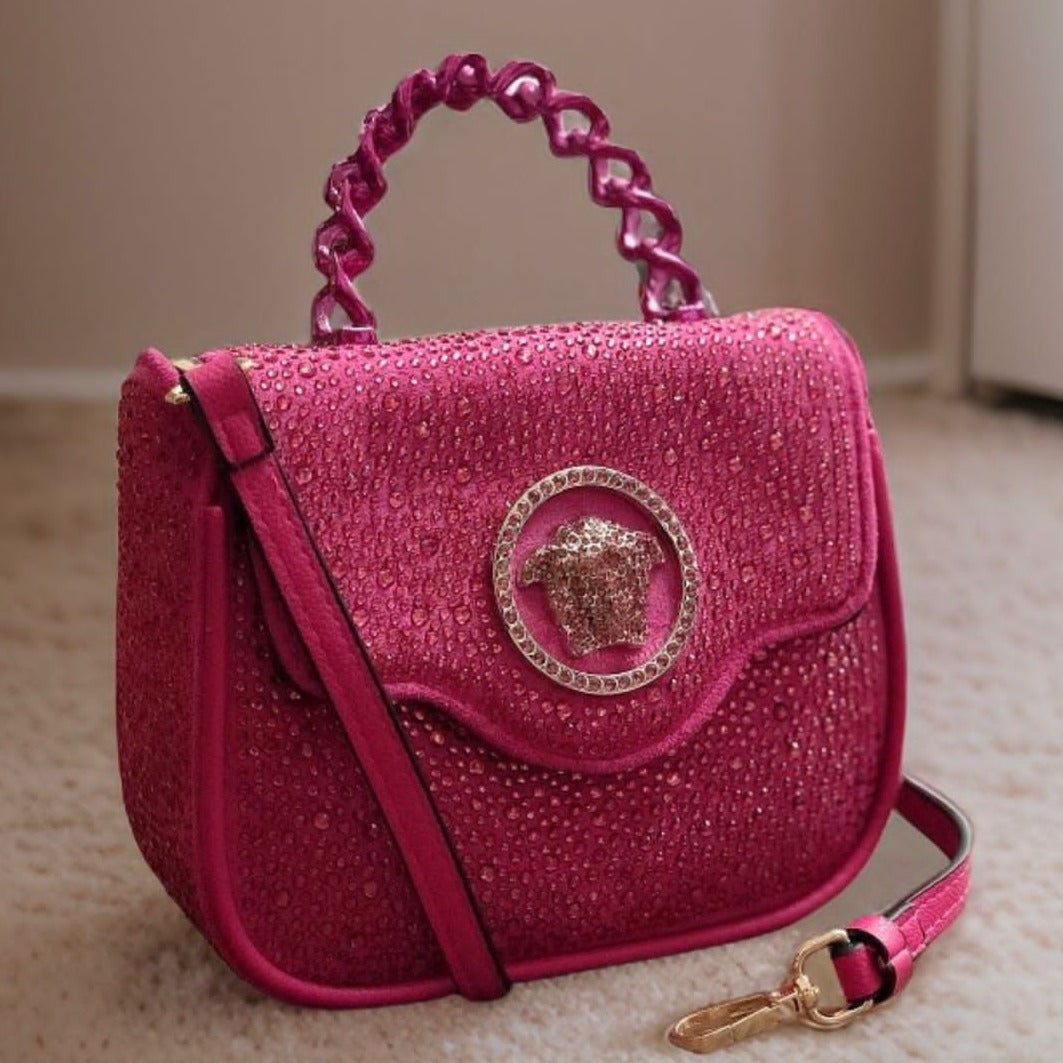 Vsache crystal la Medusa sling bag - AmazingBaba