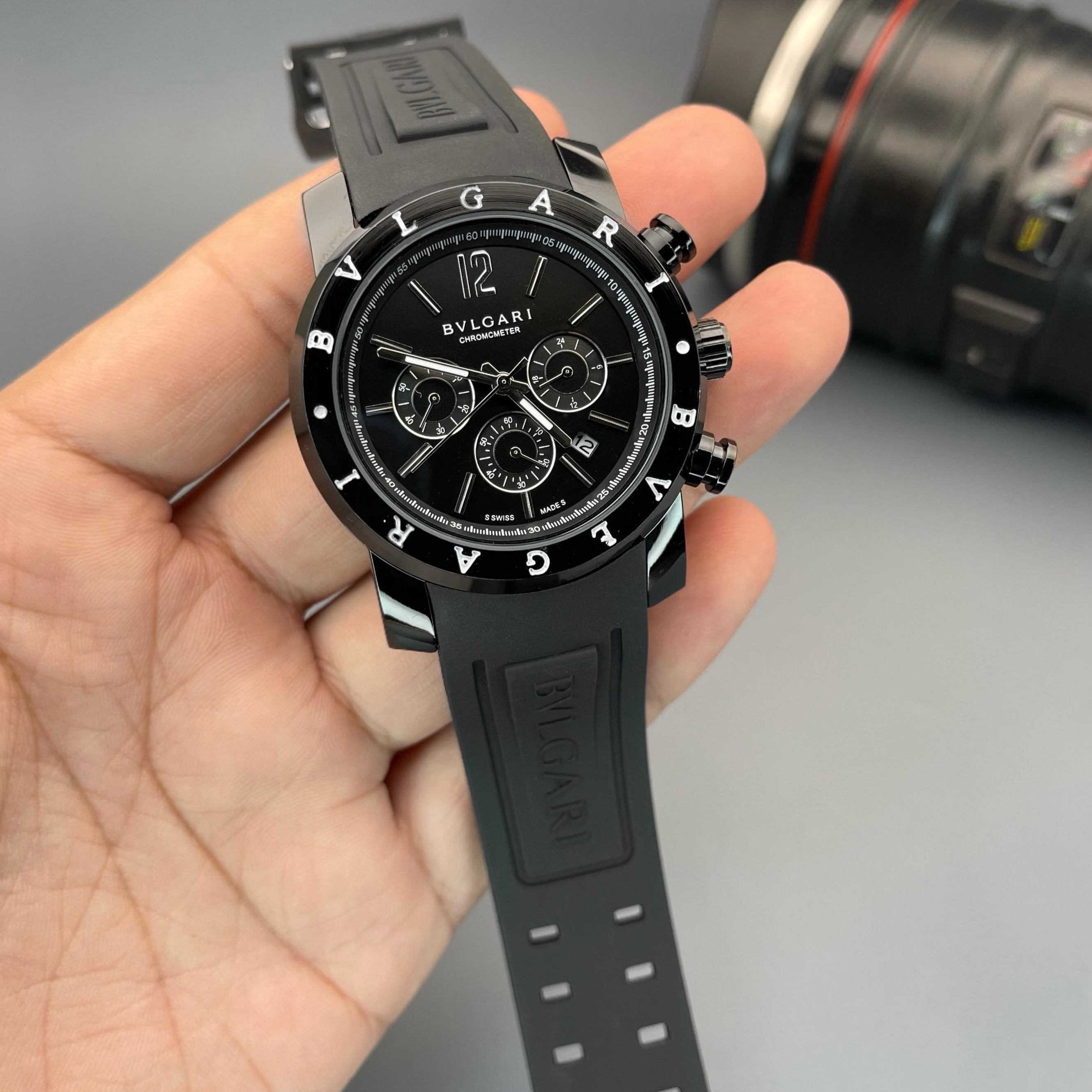 Amazing Black Chromcmeter dial watch - AmazingBaba