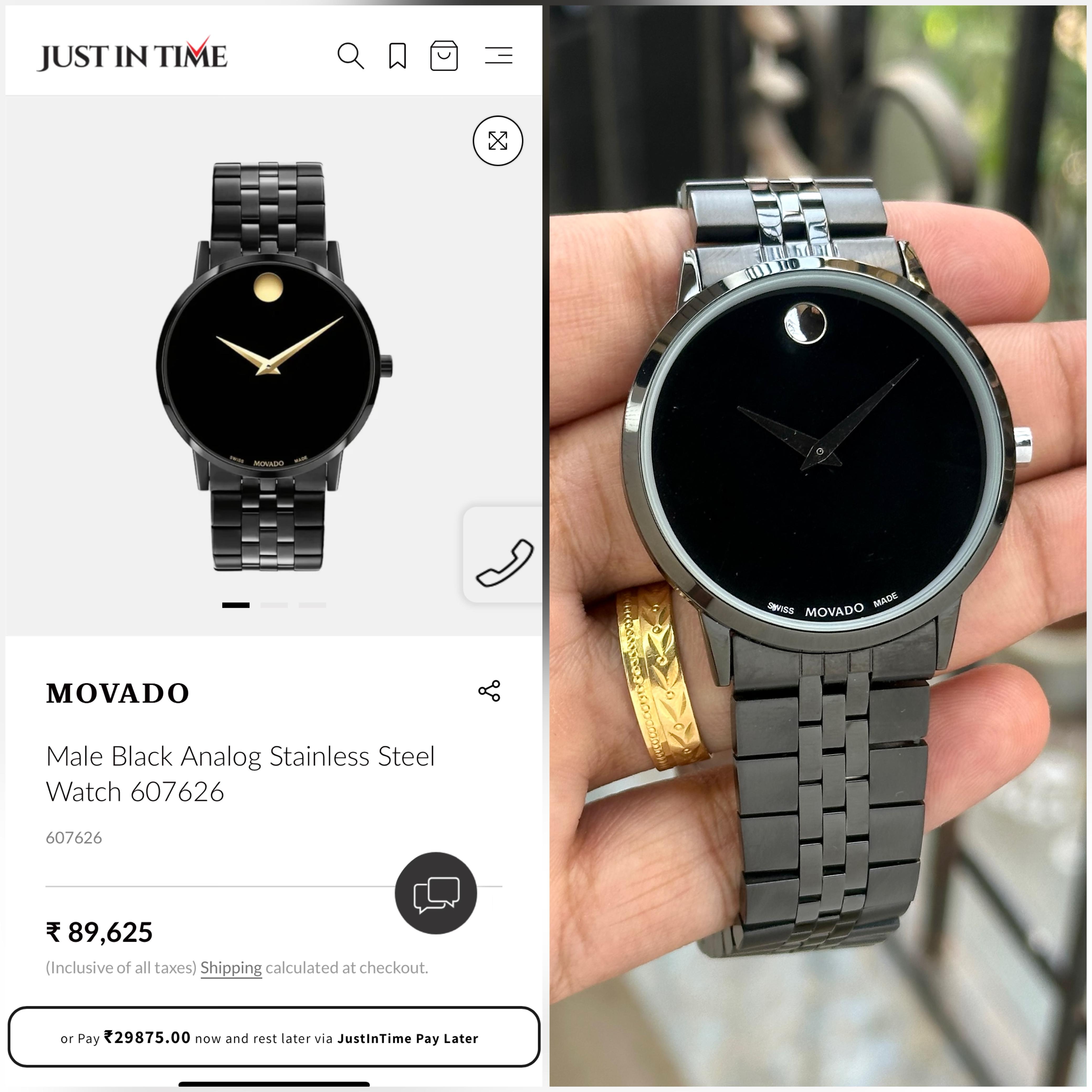 Mvado premium quality luxury watch