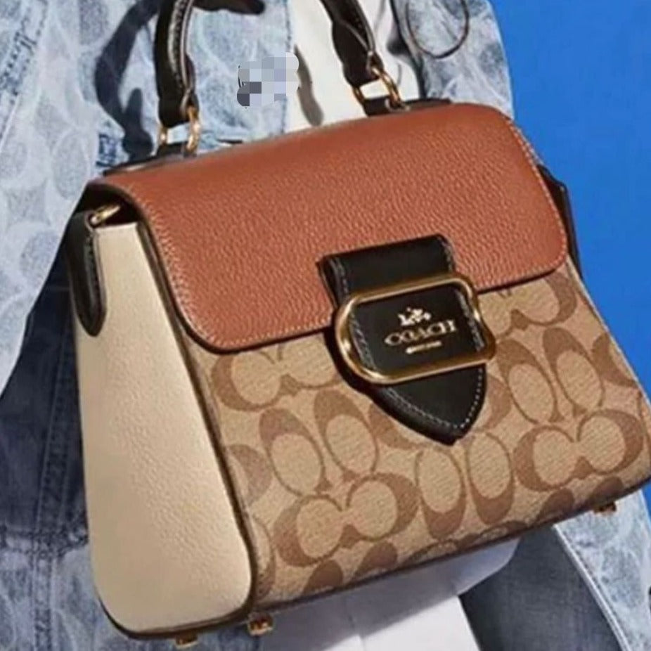 Morgan Top Handle High Quality Leather Bag - AmazingBaba