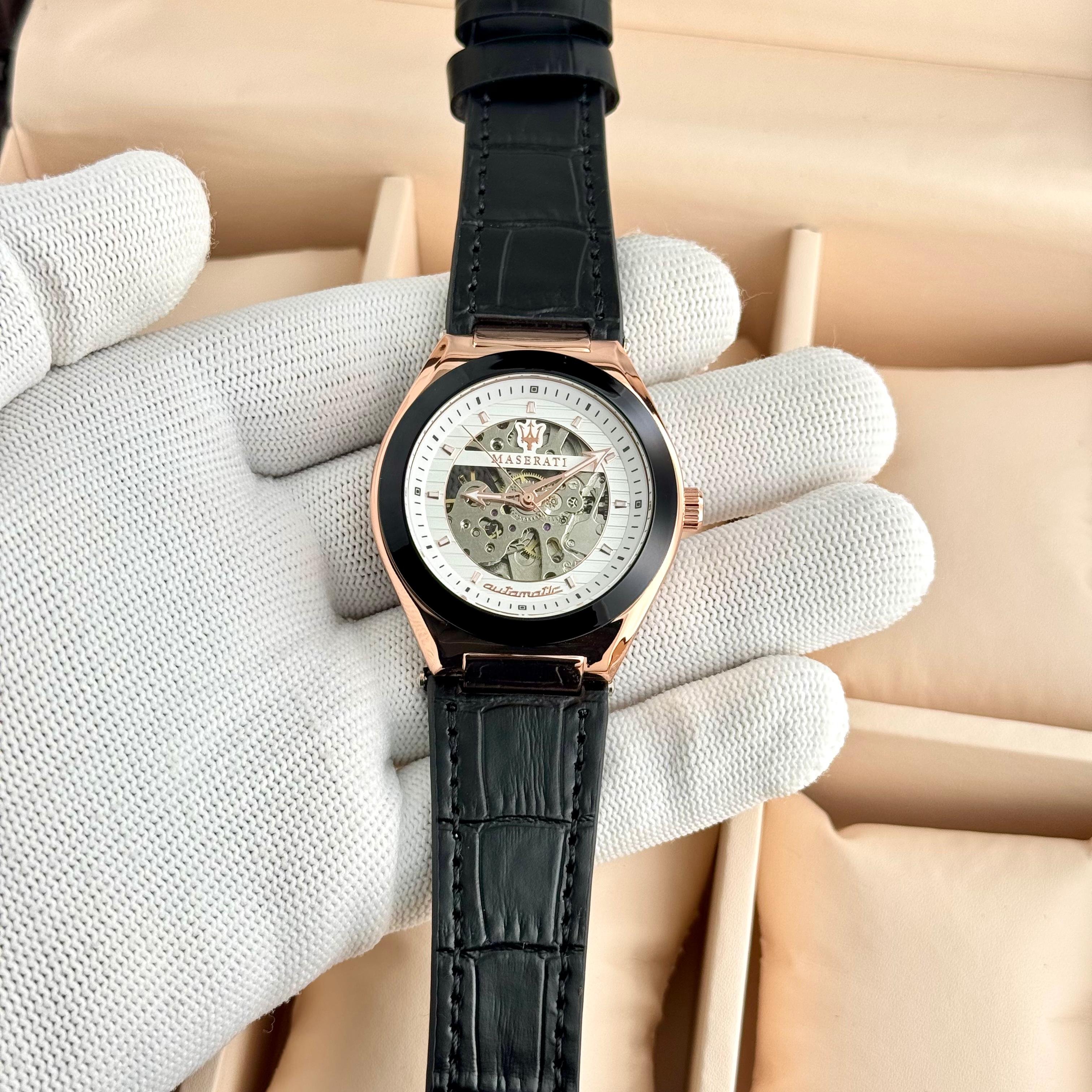 Luxury maserti mens watch