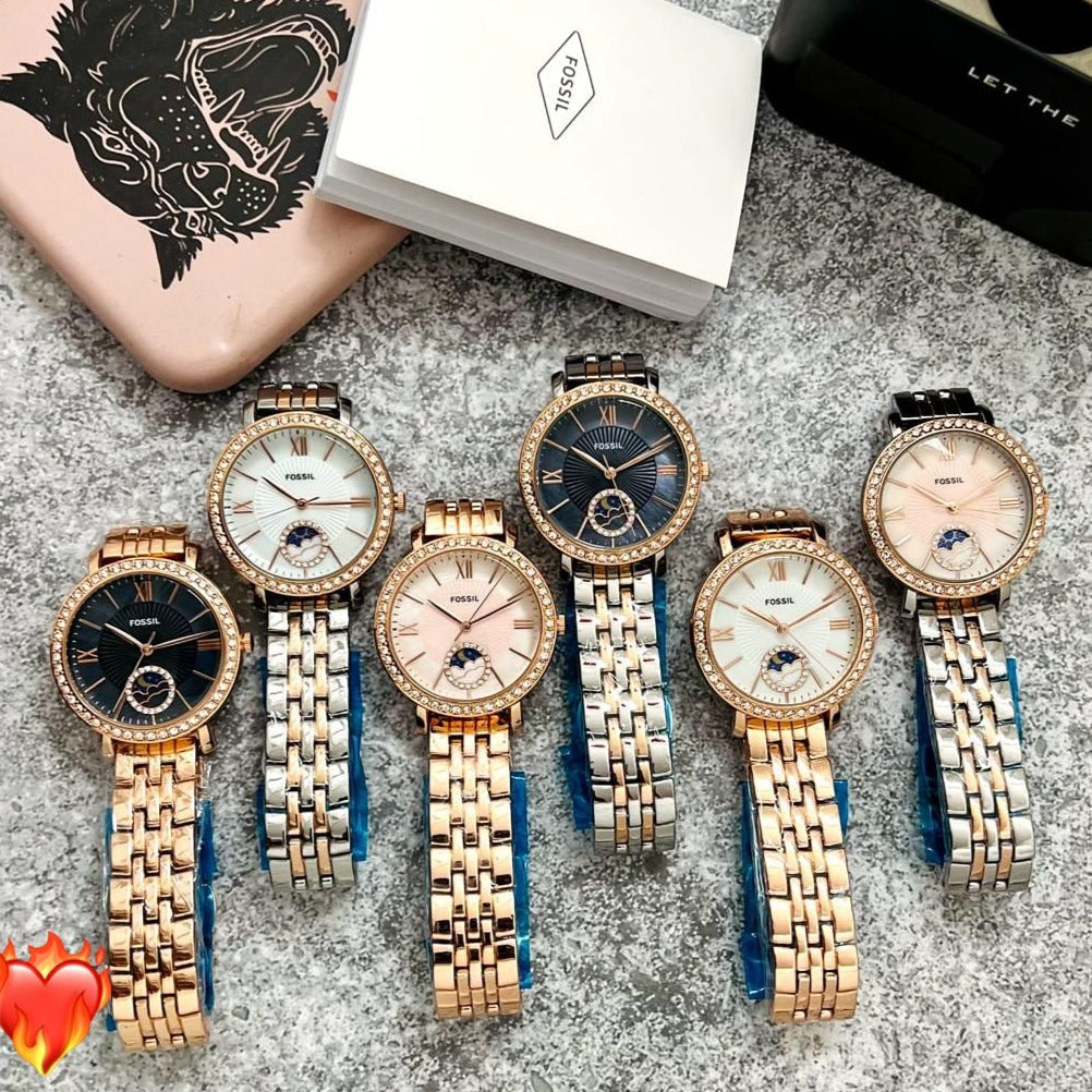 Jacqueline sun moon Phase luxury watch - AmazingBaba