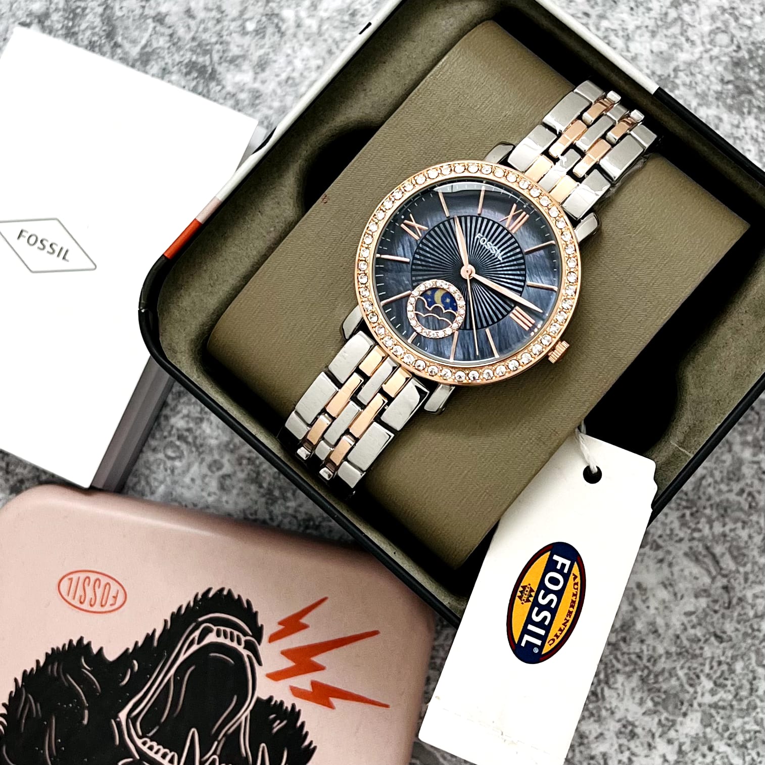 Fssl Jacqueline Sun Moon Watch - AmazingBaba