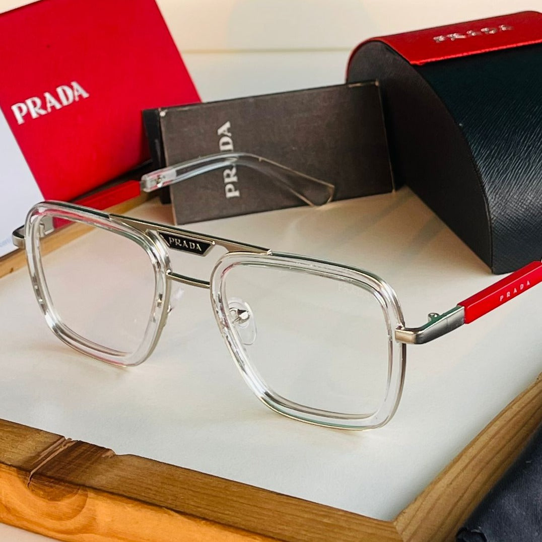 Pd transparent lens premium sunglasses - AmazingBaba