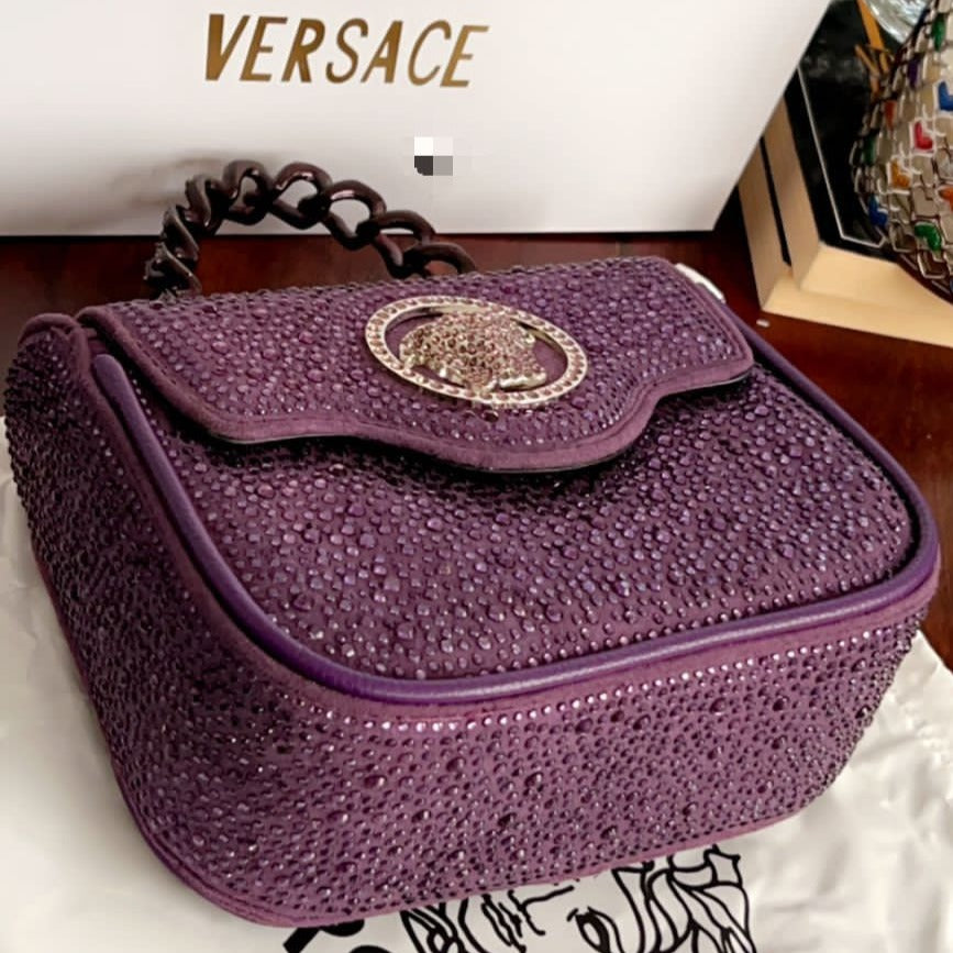 La Medusa crystal Handbag