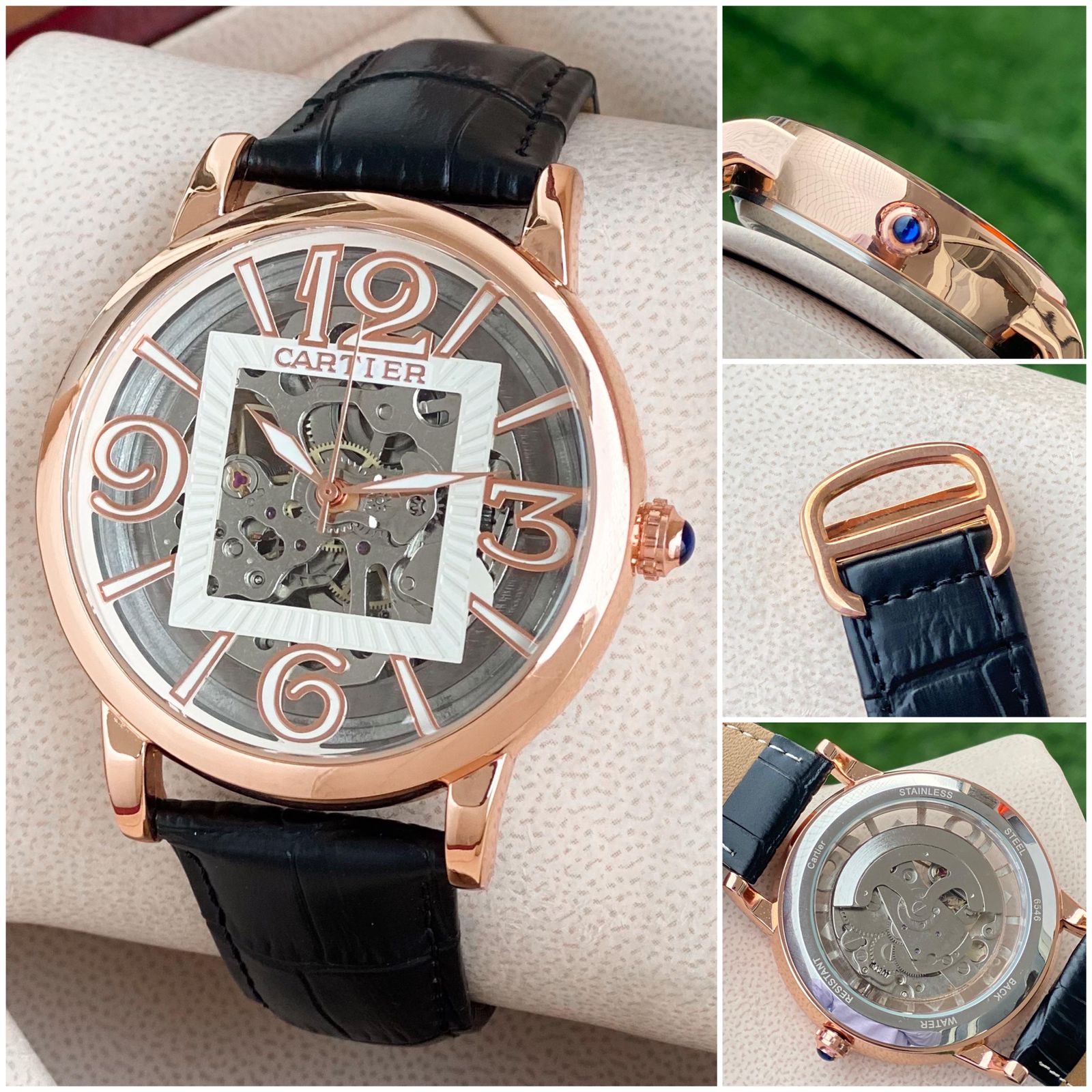 Amazing premium leather strap watch - AmazingBaba